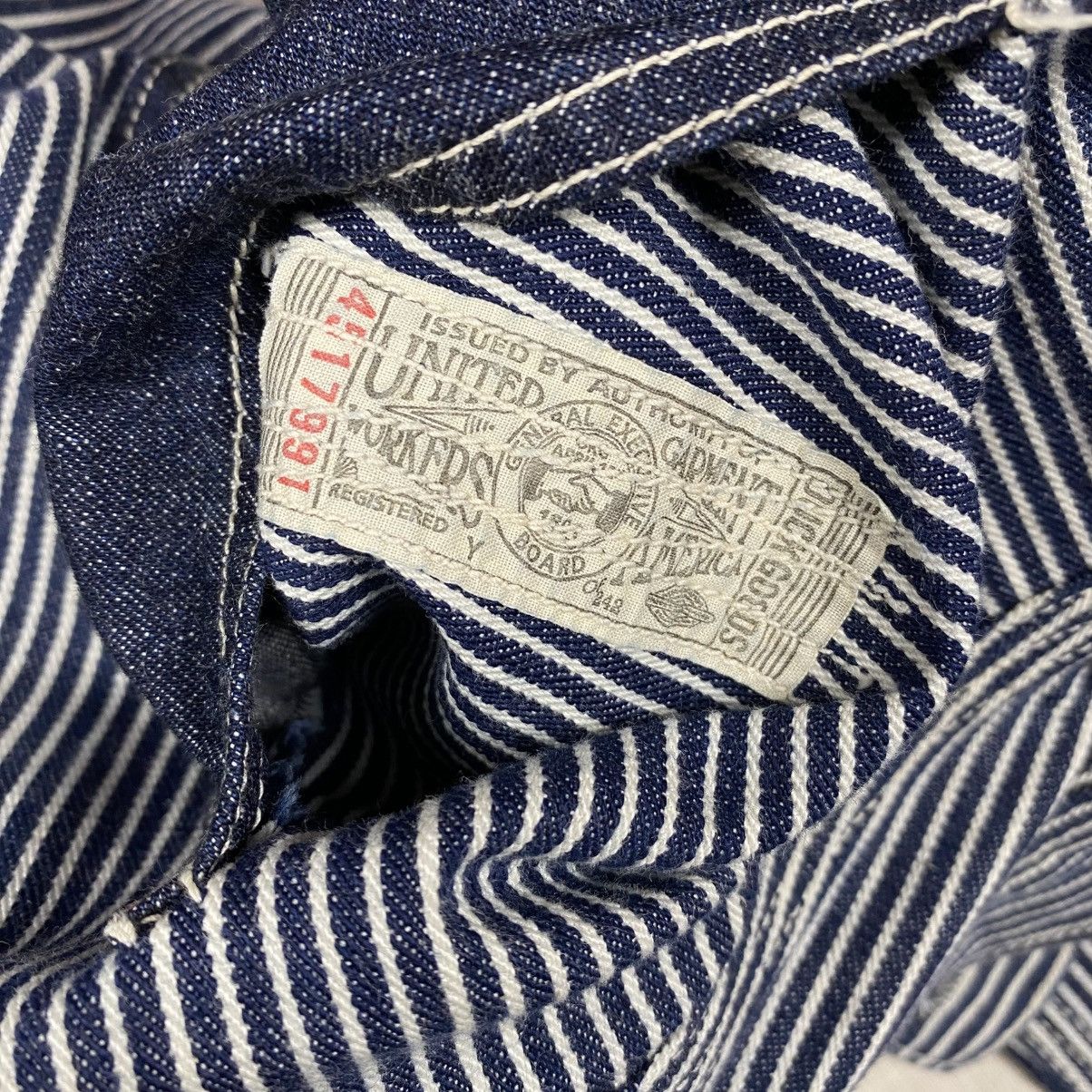 Freewheelers × Japanese Brand Freewheelers Derrickman Hickory Double Knee Work Pants Size US 32 / EU 48 - 8 Thumbnail