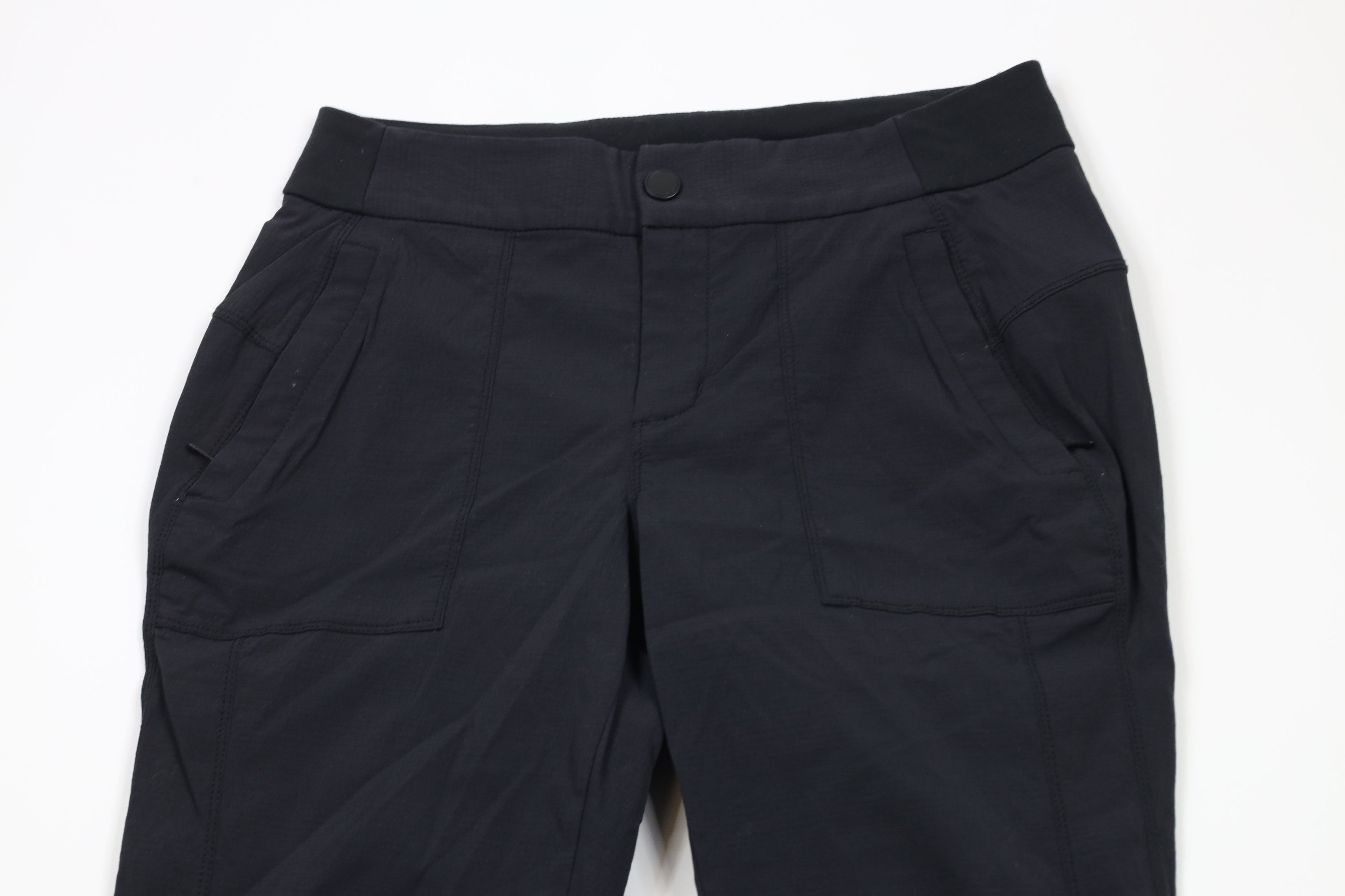 Athleta × Vintage Athleta Trekkie 2.0 Cuffed Joggers Jogger Pants Black Size 26" / US 2 / IT 38 - 2 Thumbnail