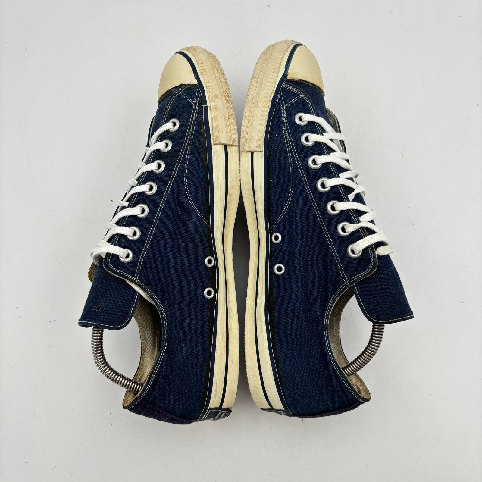 Converse Vintage 50s Converse Chuck Taylor Star Low Blue Shoes 12 Size US 12 / EU 45 - 6 Thumbnail
