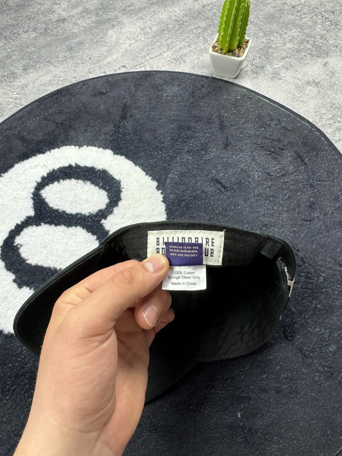 Billionaire Boys Club Billionaire Boys Club BBC Astro Helmet Logo Black Strap Cap Size ONE SIZE - 10 Thumbnail