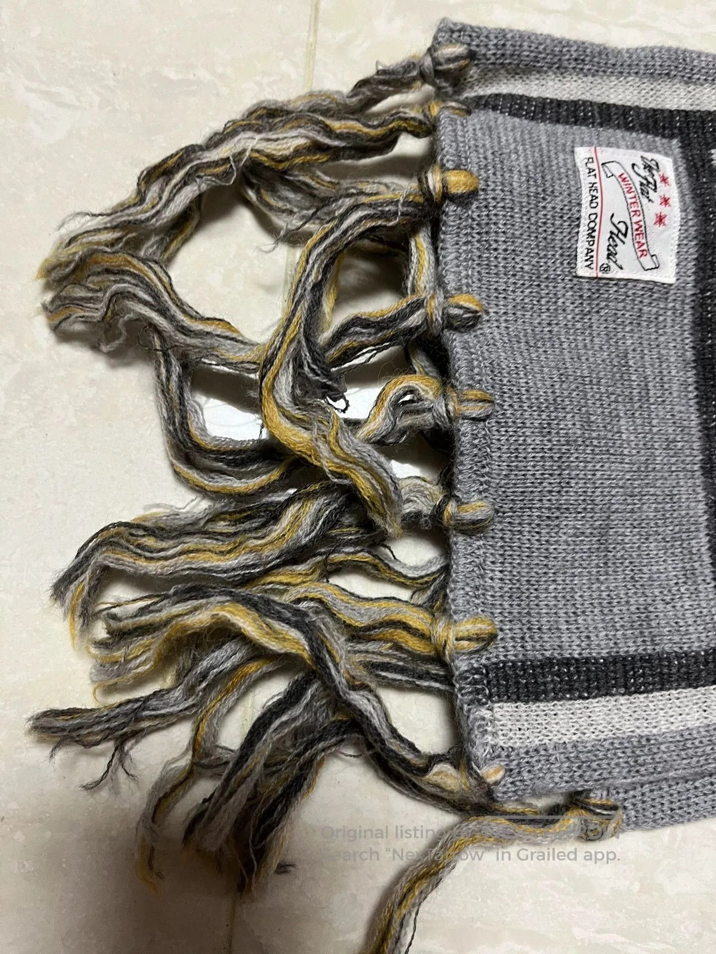 The Flat Head The Flat Head Wool Scarf. Size ONE SIZE - 3 Thumbnail