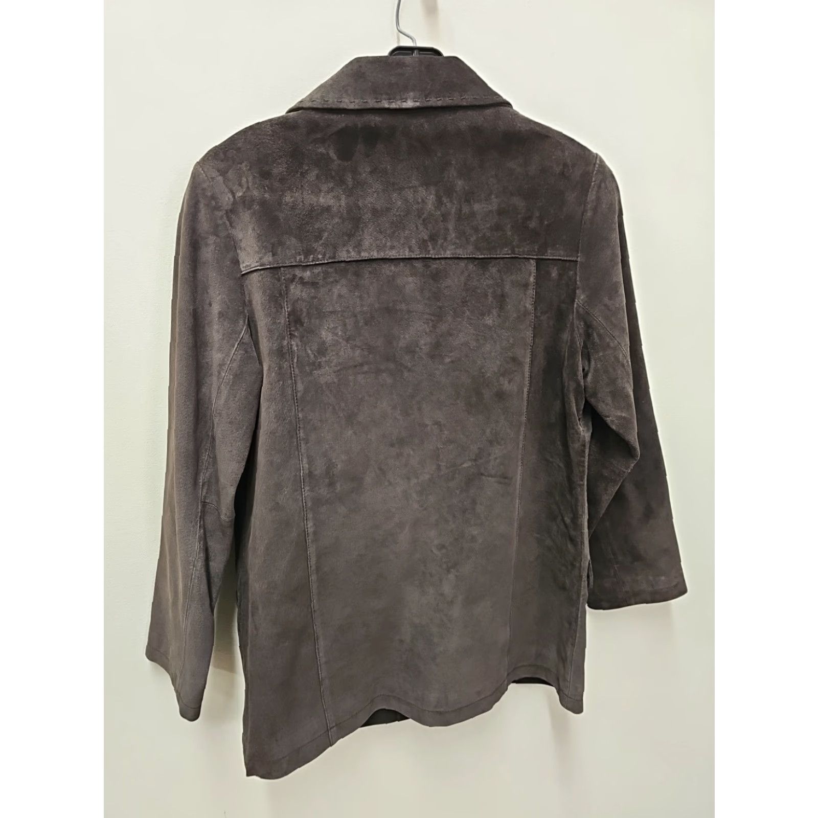 Eddie Bauer VINTAGE Eddie Bauer Seattle Suede Brown Jacket Womens XS Petite Jacket Brown Womens XS Petite Suede Seattle Eddie Bauer Vintage Jacket Size XS / US 0-2 / IT 36-38 - 7 Thumbnail