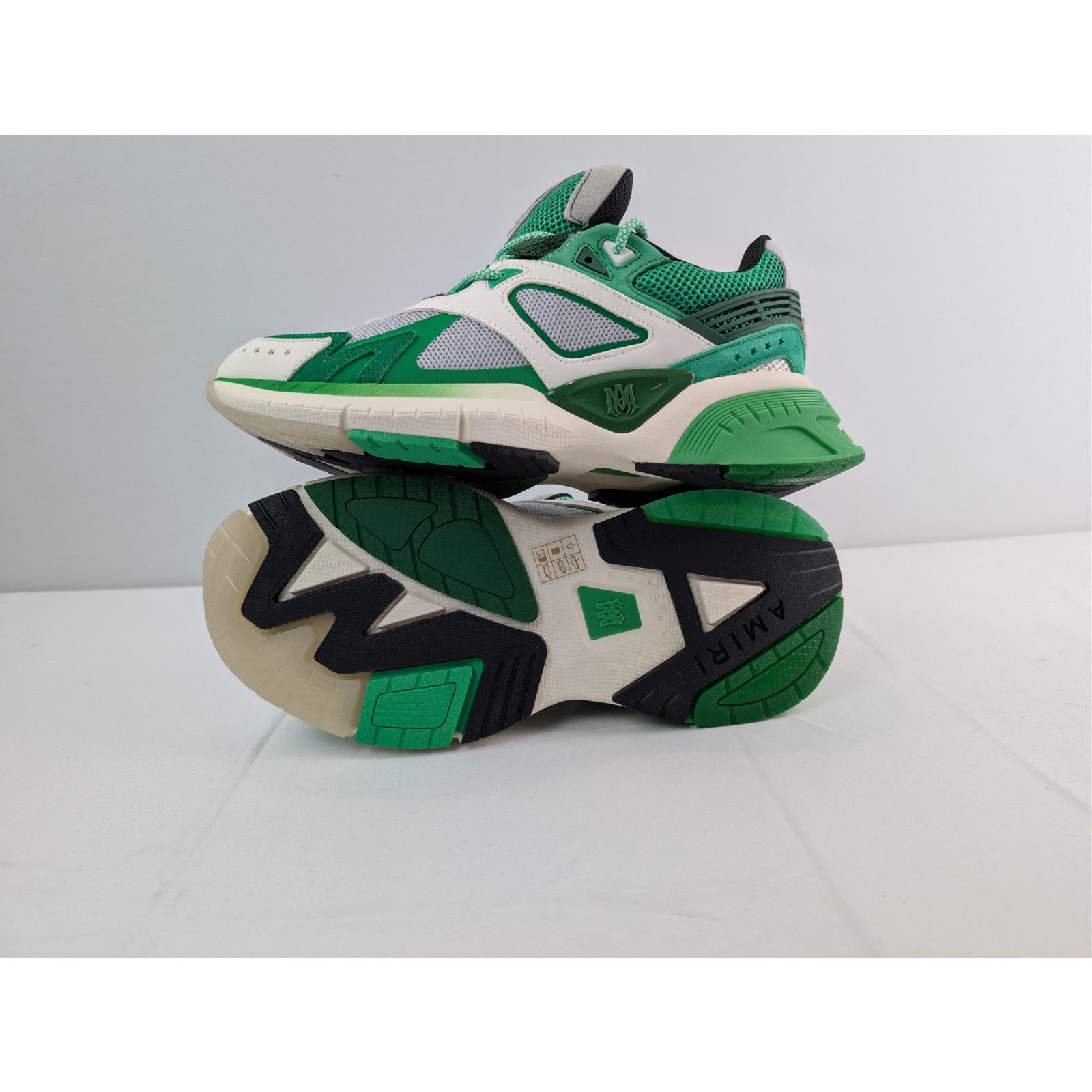 Amiri o1rshd1 MA Runner Sneakers in Green Size US 11 / EU 44 - 14 Thumbnail