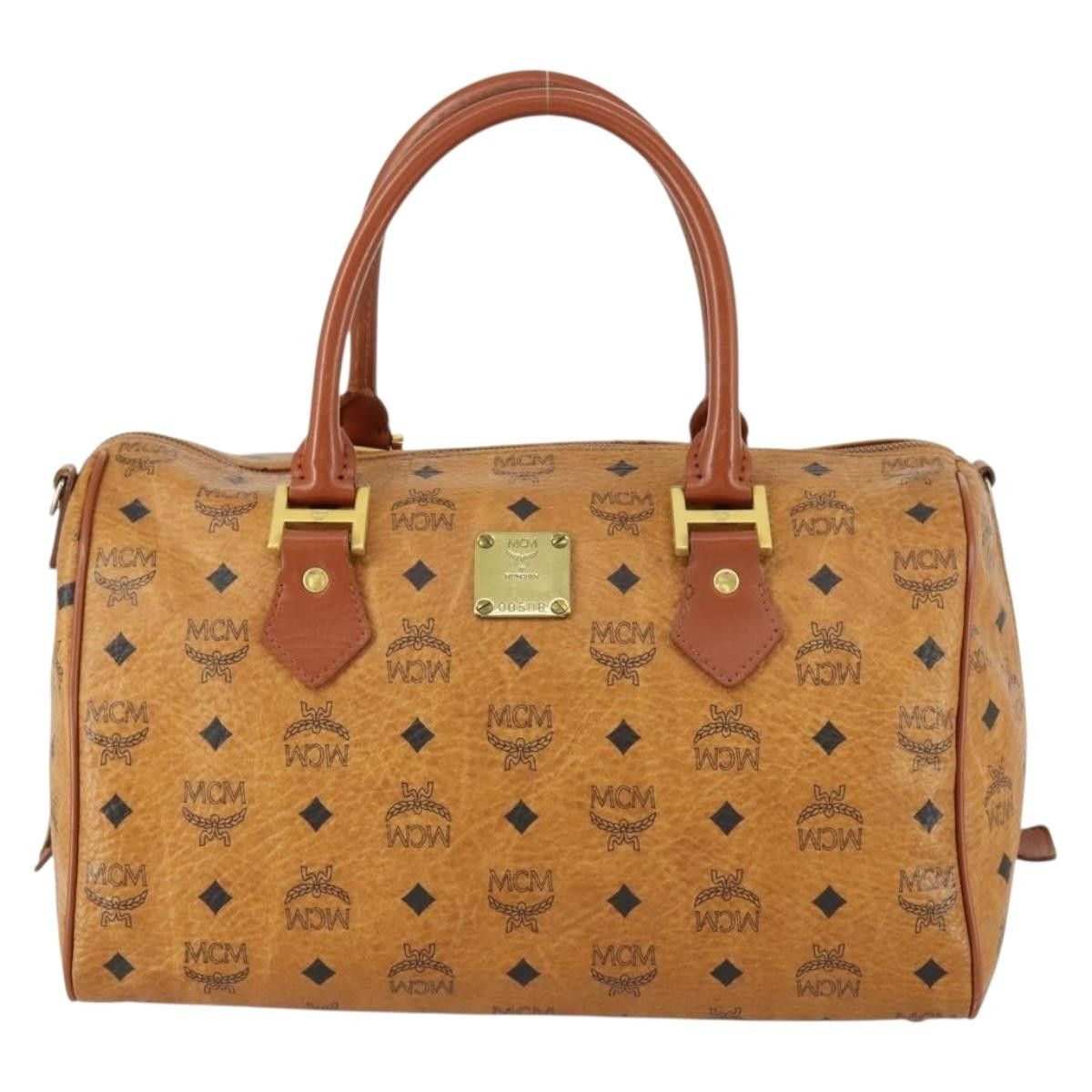 MCM MCM Visetos logogramme Handbag Canvas and Leather Size ONE SIZE - 1 Thumbnail