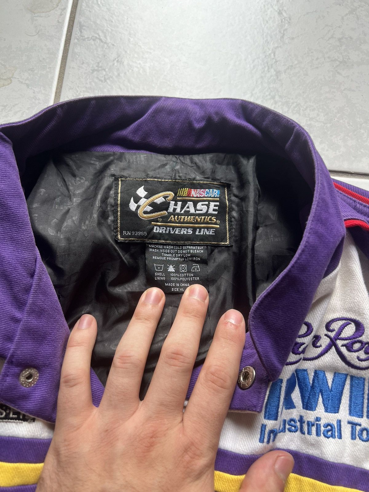 NASCAR Crown Royal Race-car jacket NASCAR purple Size US L / EU 52-54 / 3 - 2 Thumbnail