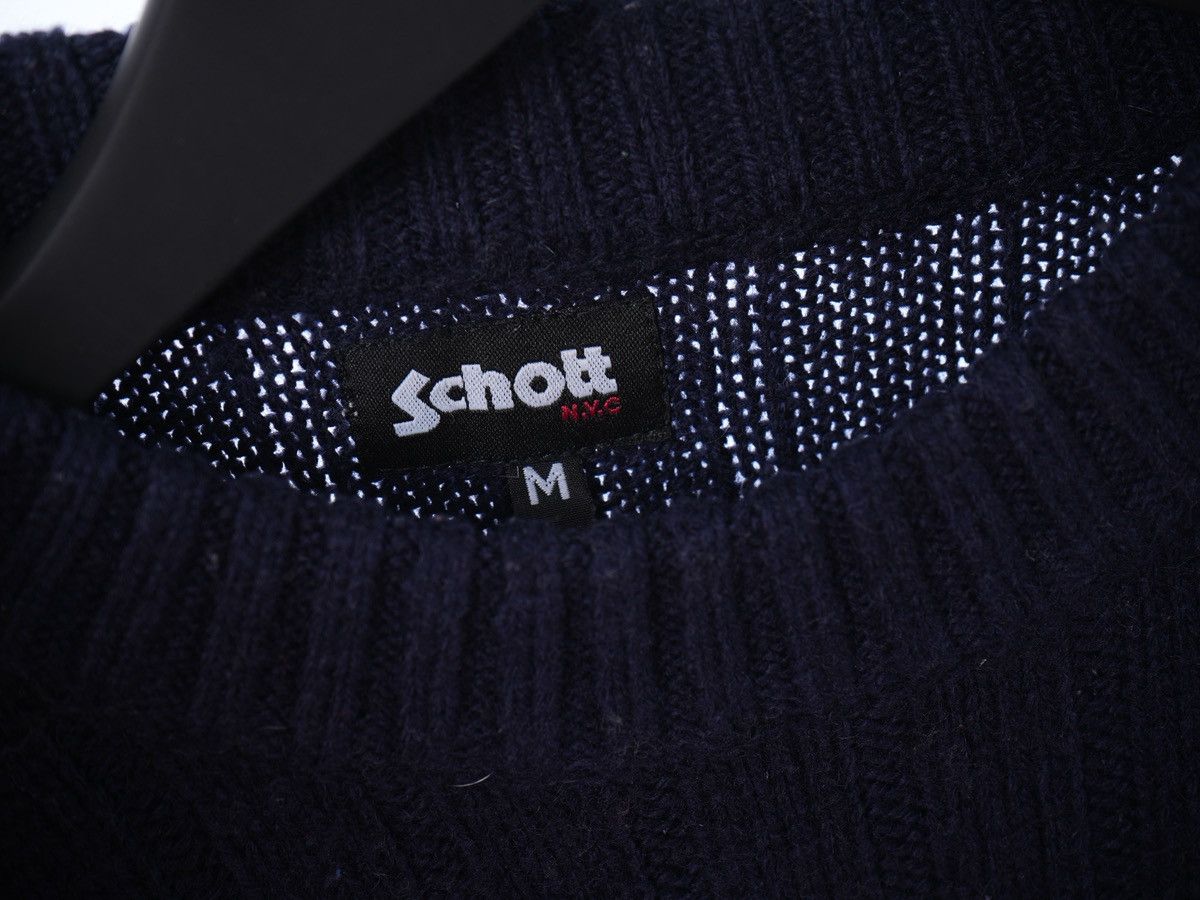 Schott Schott American Flag Wool Knit Sweater M Size US M / EU 48-50 / 2 - 3 Thumbnail