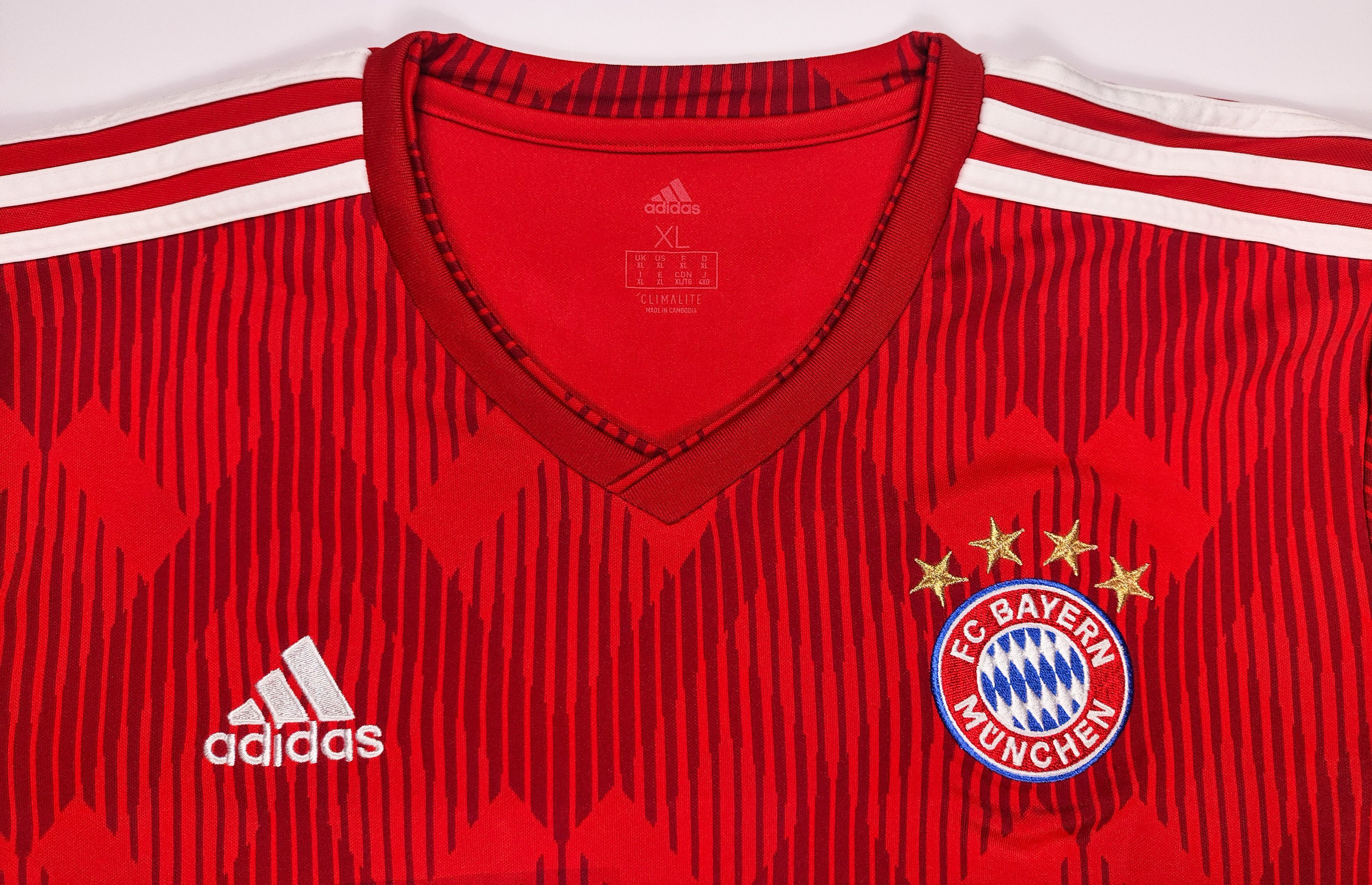 Adidas Ribery #7 FC Bayern Munich 2018 2019 Adidas Home Shirt Kit Size US XL / EU 56 / 4 - 3 Thumbnail