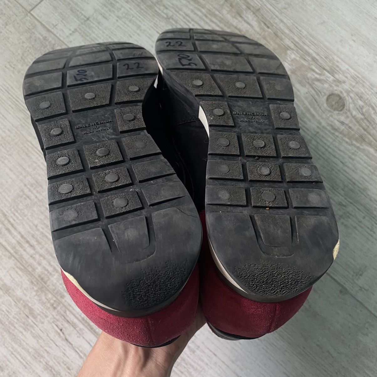 Balenciaga Balenciaga Race Runner Mesh Suede Drip Sneakers Shoes Y2K Size US 7 / EU 40 - 8 Thumbnail