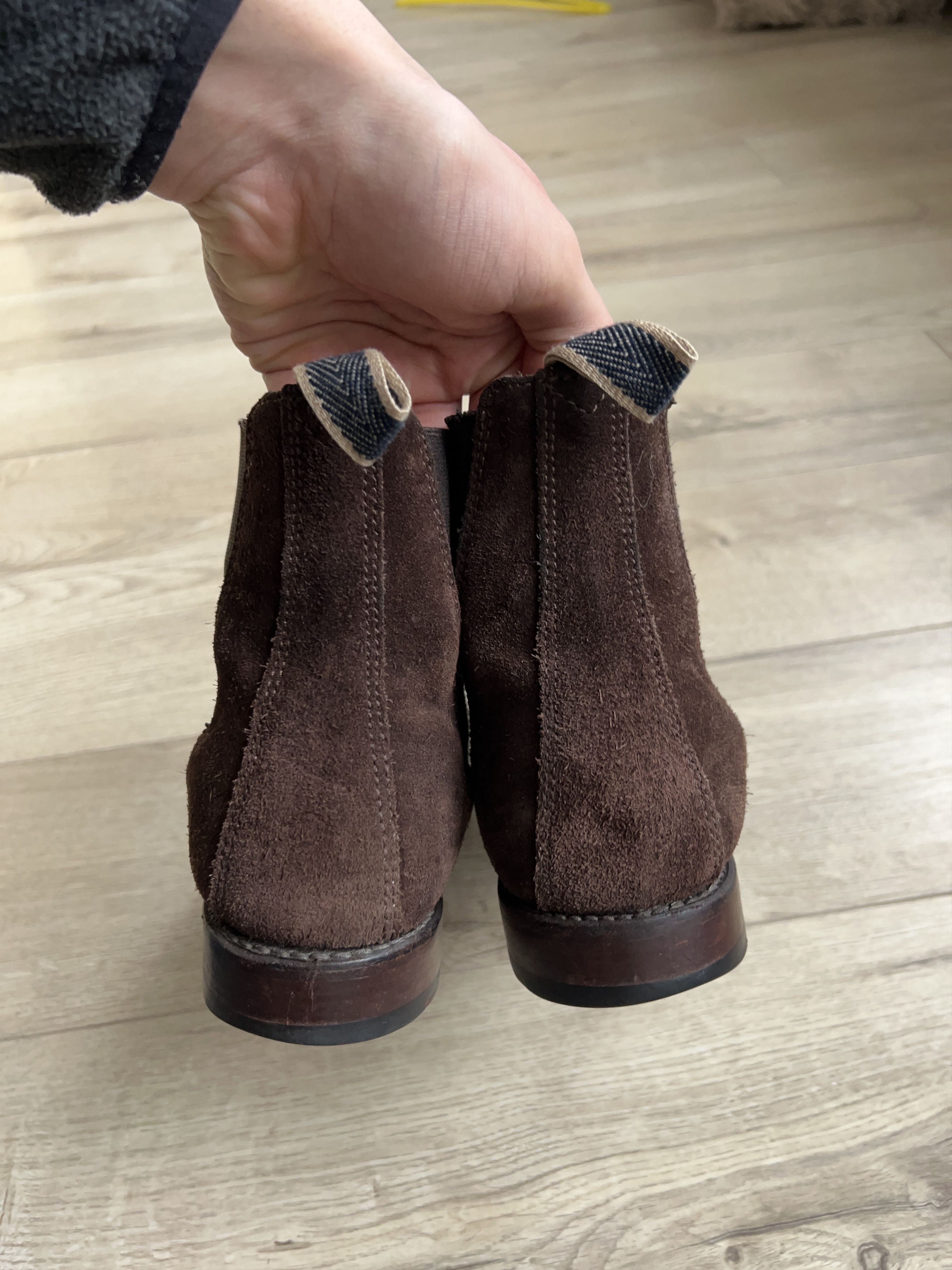 Ludwig Reiter × Vintage Womens Suede Chelsea Boots Brown Size UK 7 EU 40 25 cm Size US 9.5 / IT 39.5 - 6 Thumbnail