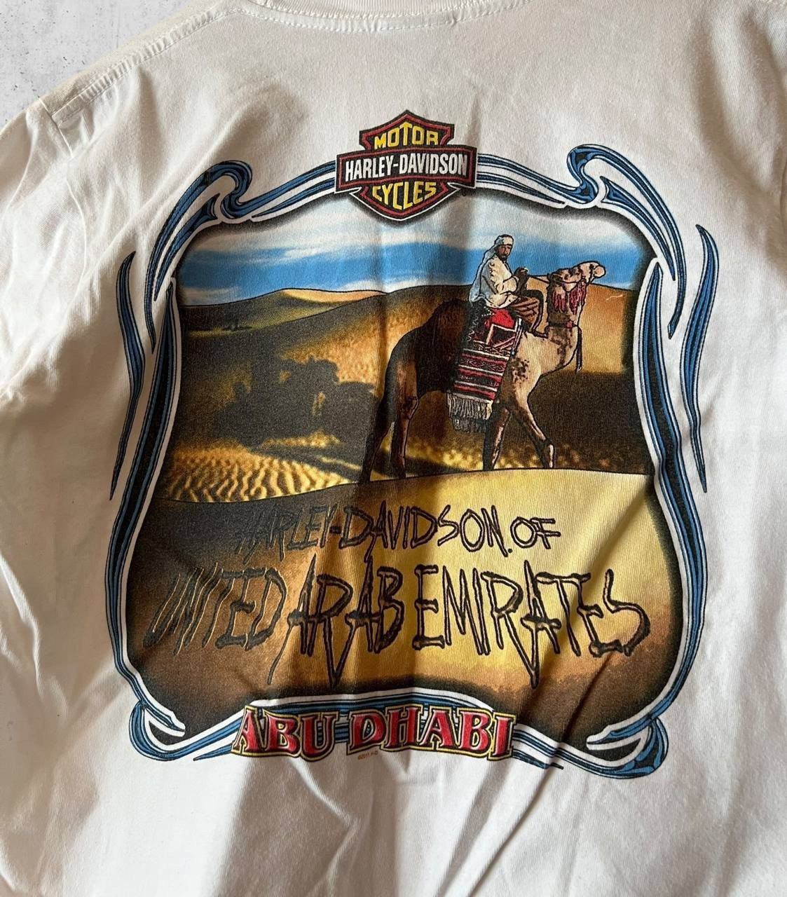 Harley Davidson HARLEY DAVIDSON 2011 vintage tee Abu Dhabi Emirates t shirt Size US M / EU 48-50 / 2 - 5 Thumbnail