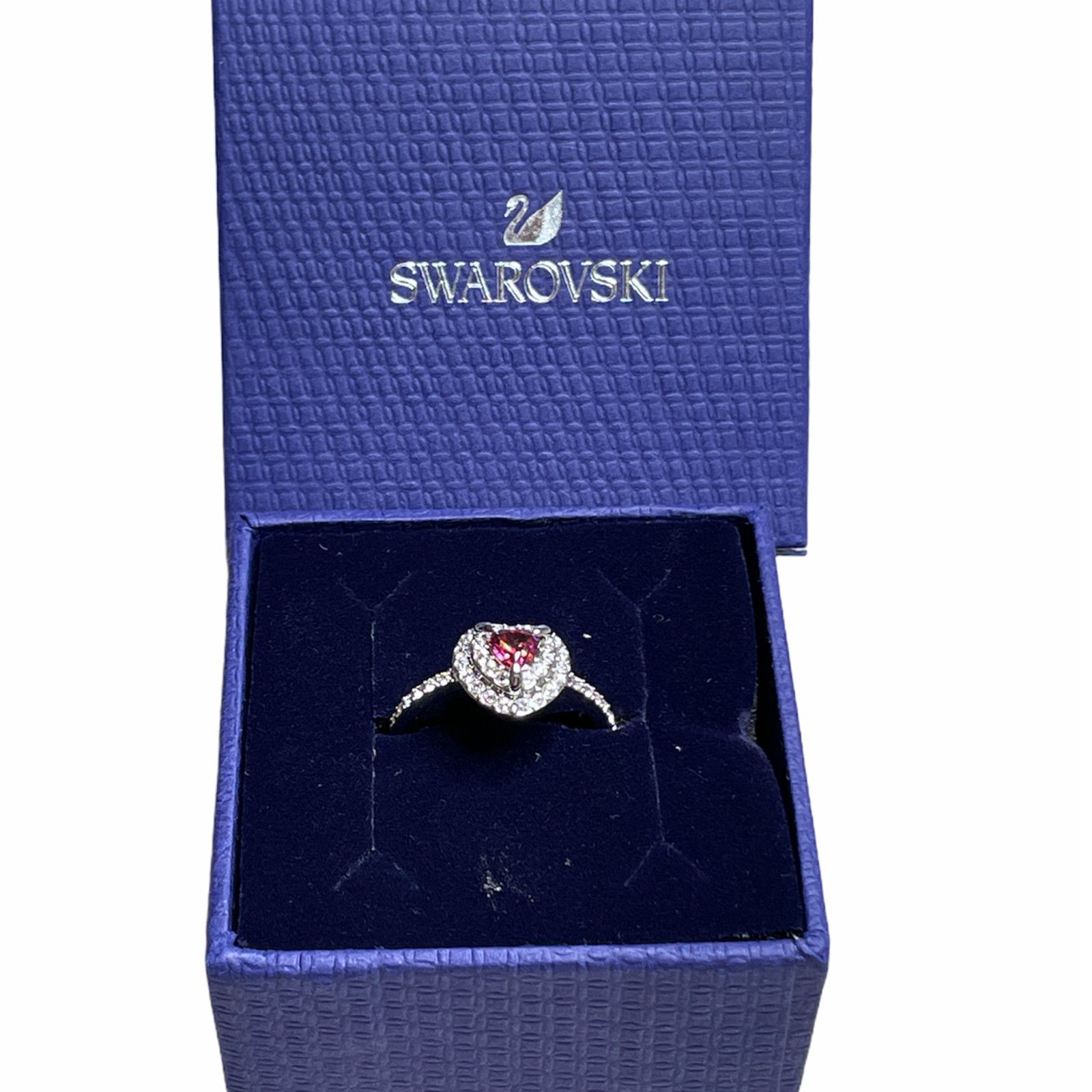 Swarovski Swarovski One Ring Heart Red Size 7 US / 55 EU Size ONE SIZE - 3 Thumbnail