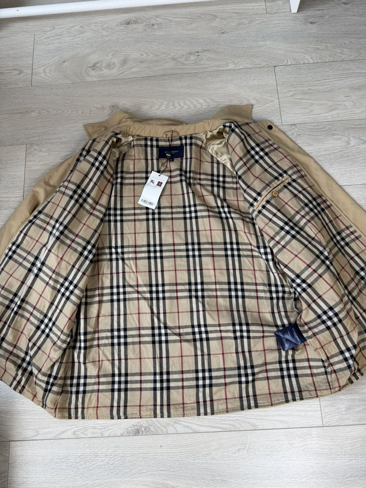 Burberry Burberry Vintage Nova Check Bomber Jacket Size US XL / EU 56 / 4 - 4 Thumbnail