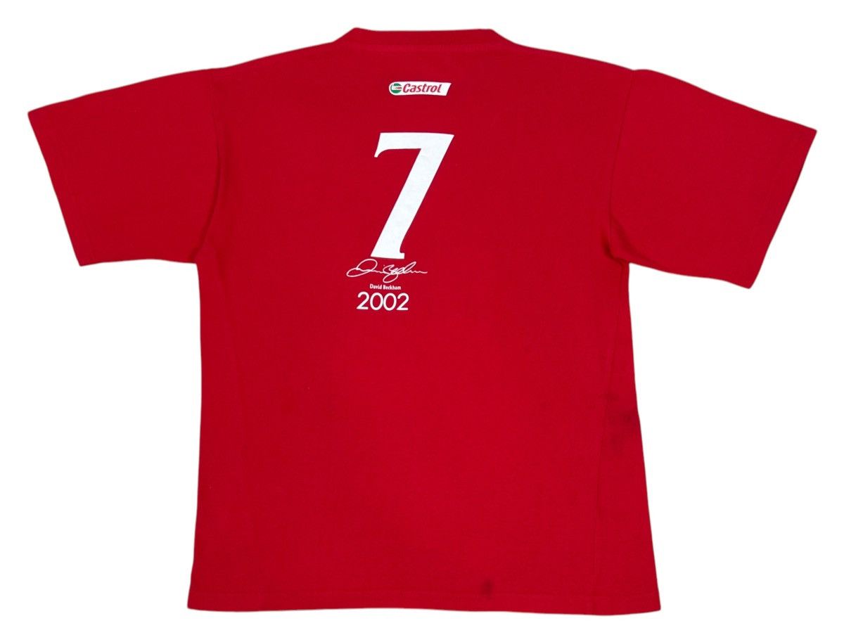 David Beckham × Vintage Vintage David Beckham Castrol Sponsor tee Size US M / EU 48-50 / 2 - 2 Thumbnail