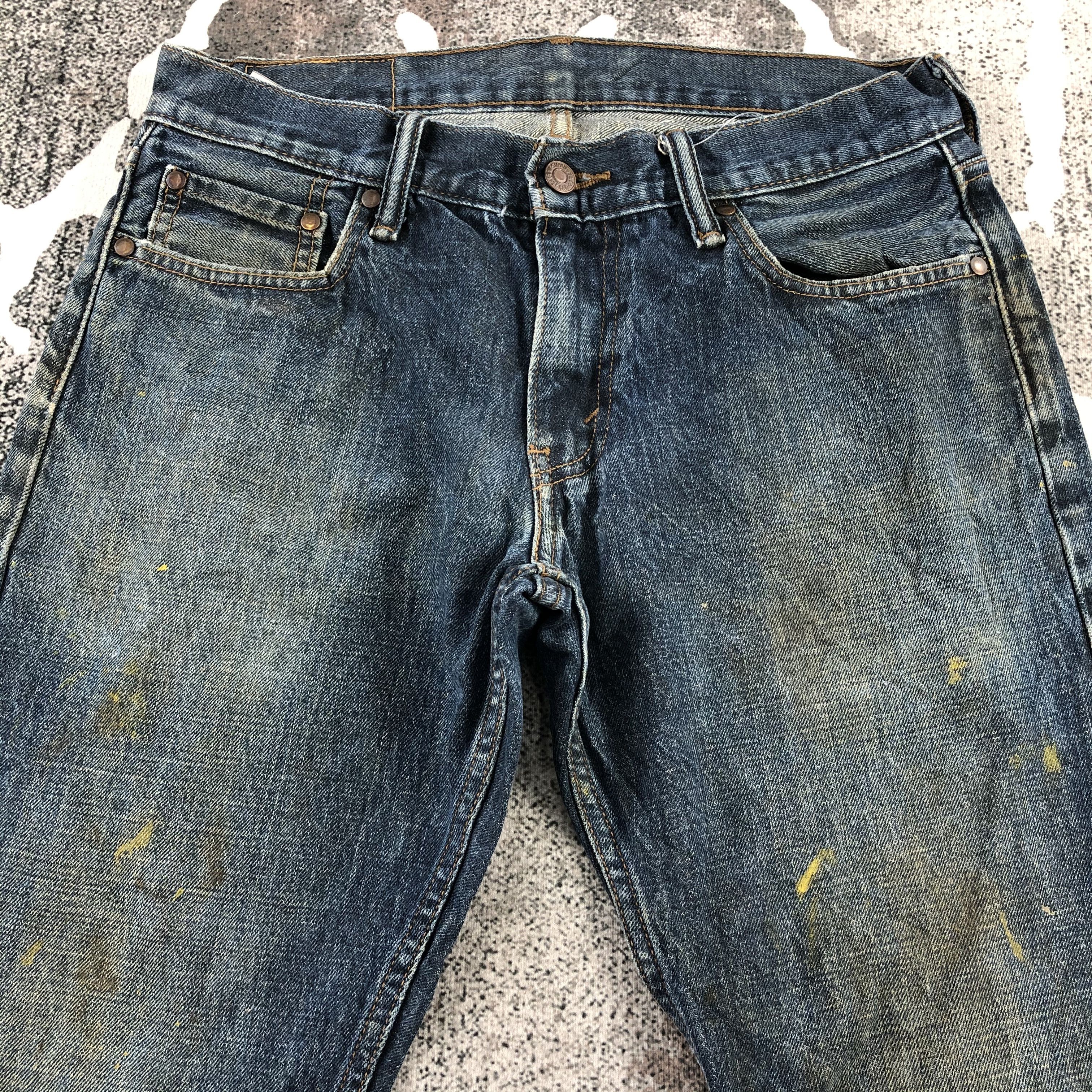Levi's Vintage Levi's 514 Jeans Dark Wash Denim KJ988 Size US 30 / EU 46 - 3 Thumbnail