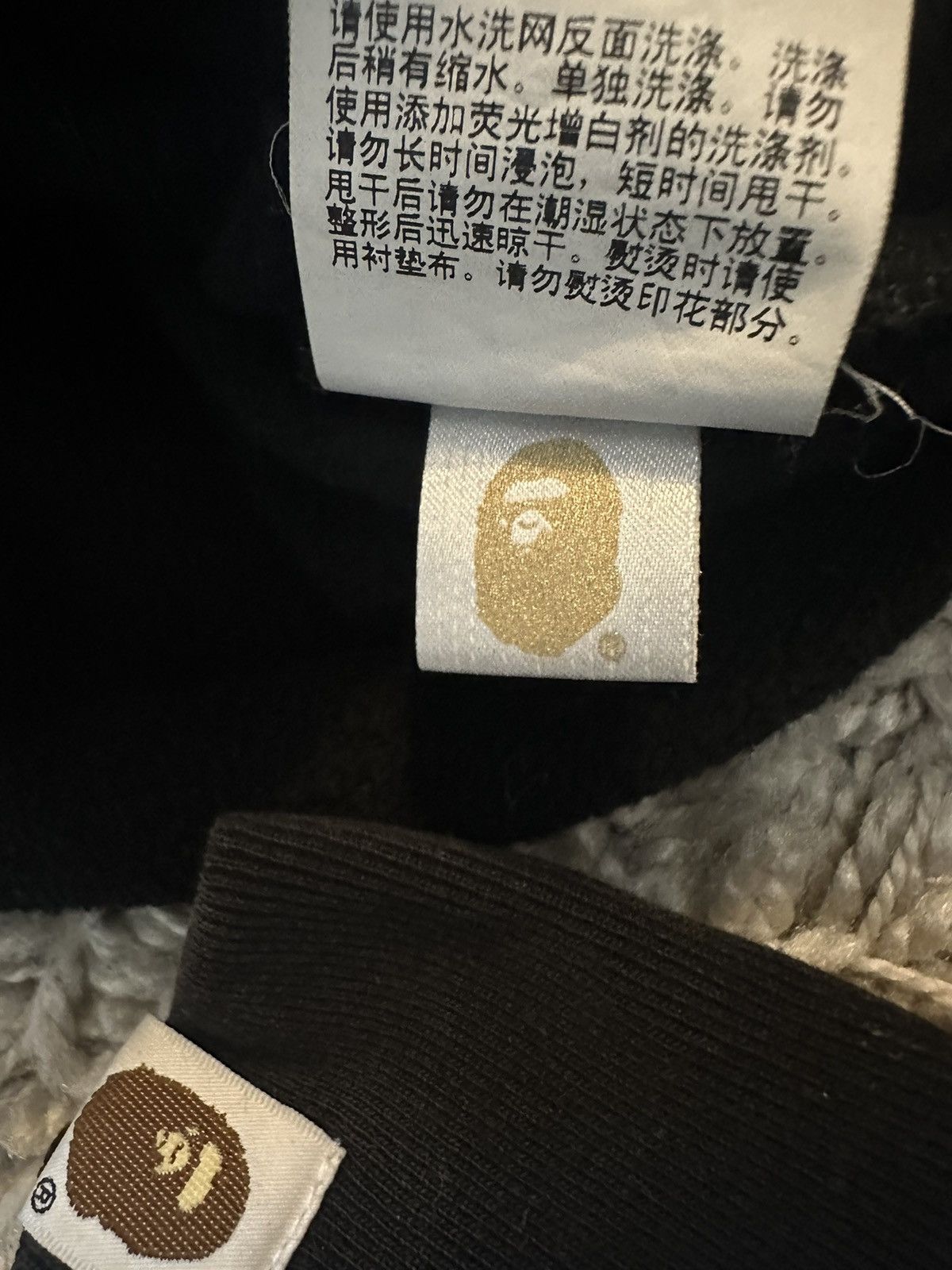 Bape Bape Back Logo Black Hoodie Size M Size US M / EU 48-50 / 2 - 9 Thumbnail