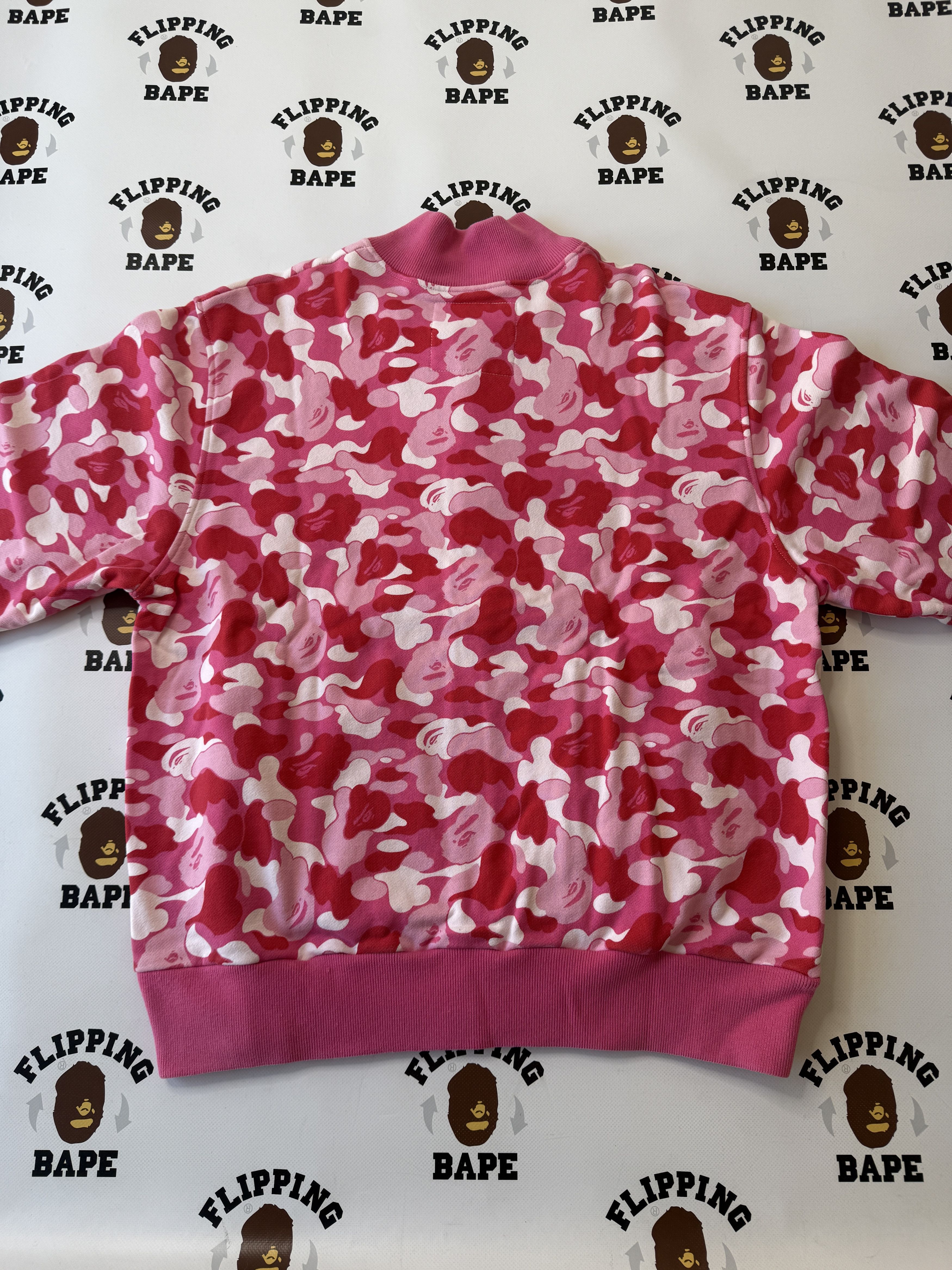 Bape BAPE NIGO FAVORITE SHOP ABC CAMO SWEAT VARSITY JACKET (2008) Size US L / EU 52-54 / 3 - 8 Thumbnail