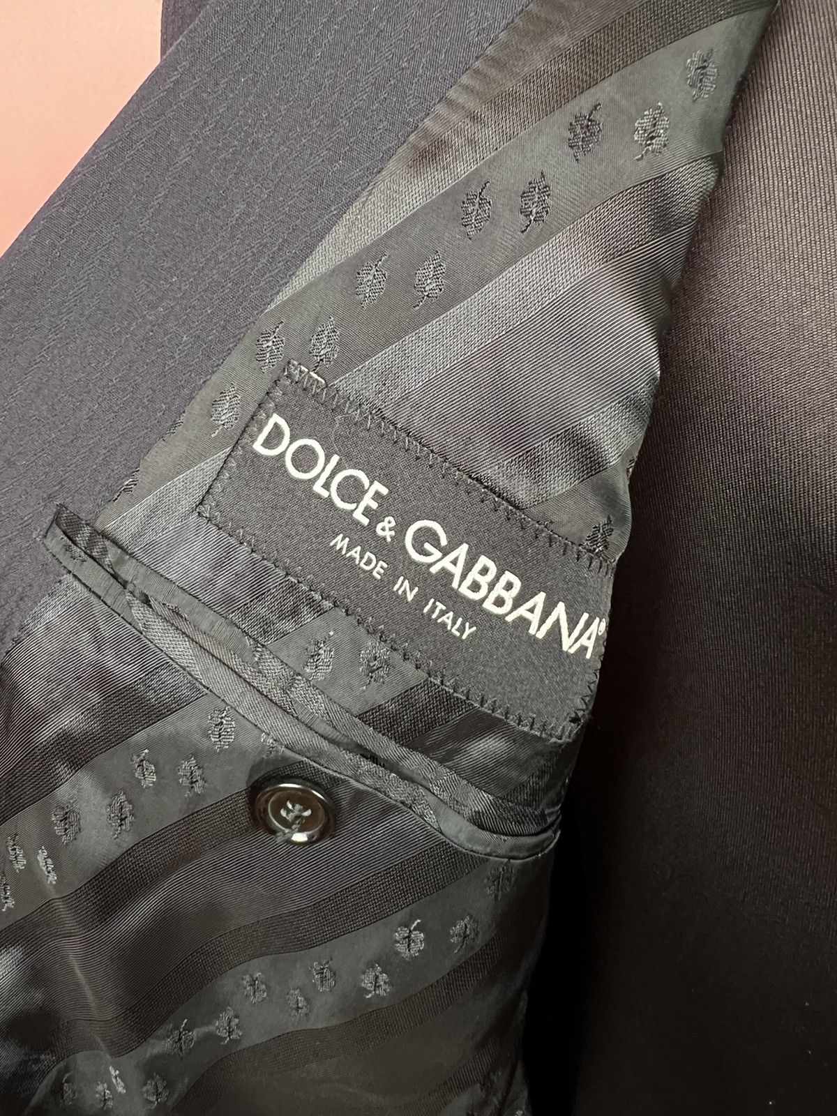 Dolce & Gabbana Dolce & Gabbana Double-Breasted blazer tuxedo luxury tree Size 50R - 9 Thumbnail