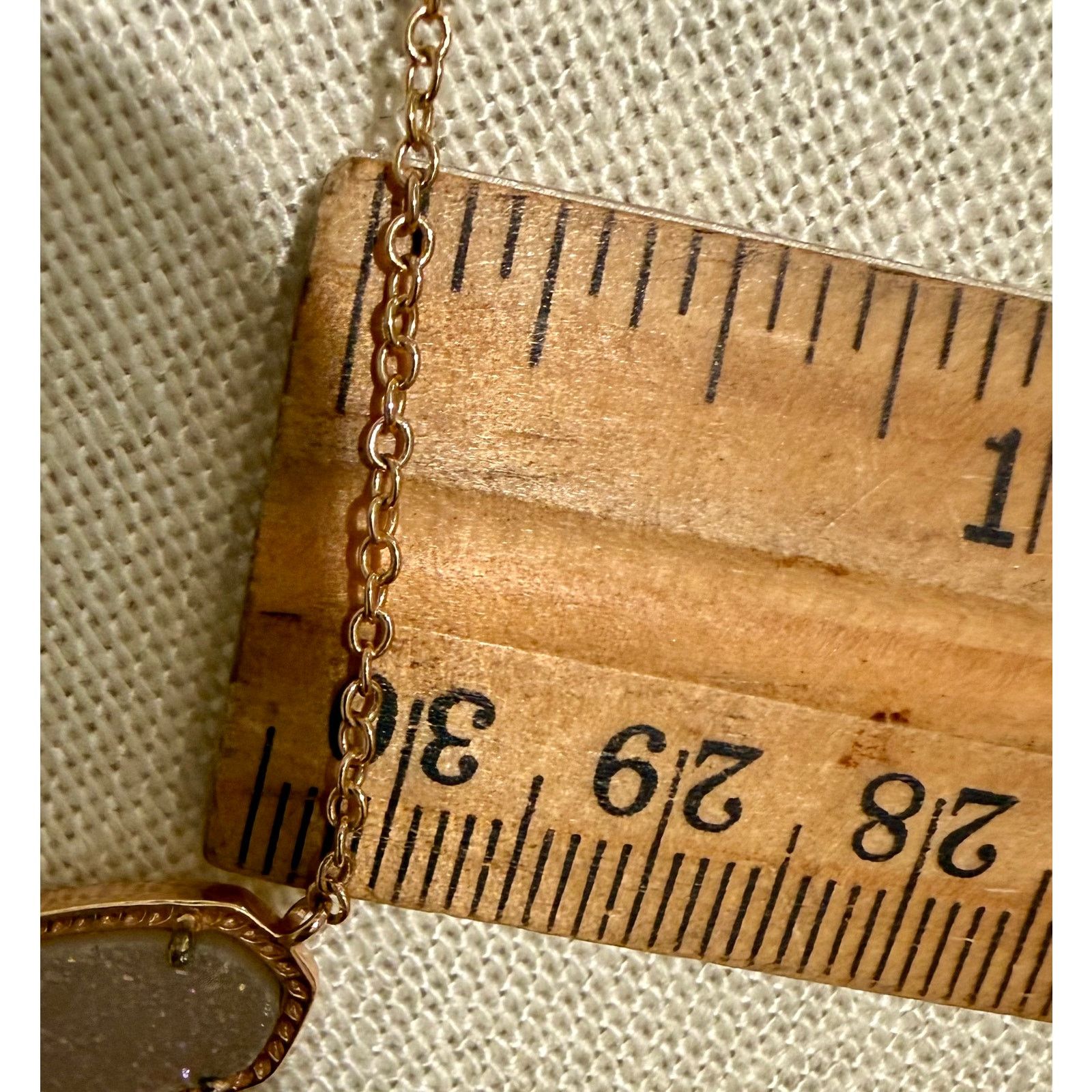 Kendra Scott Authentic Kendra Scott Druzy Necklace Gold Tone 20” Signed Size ONE SIZE - 6 Thumbnail
