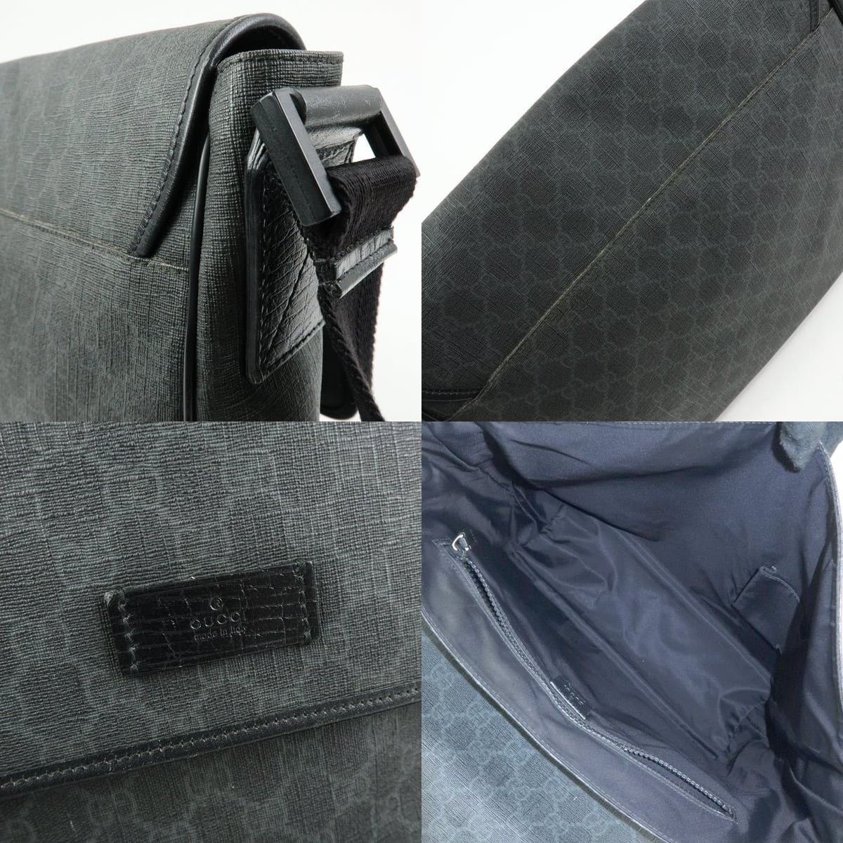 Gucci Gucci GG Supreme Messenger Bag Black Size ONE SIZE - 6 Thumbnail