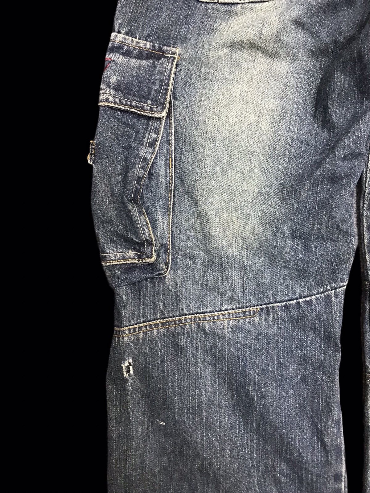 Vintage 💥BAGGY💥VINTAGE PIKO SURF CARGO DENIM F348 Size US 30 / EU 46 - 14 Thumbnail
