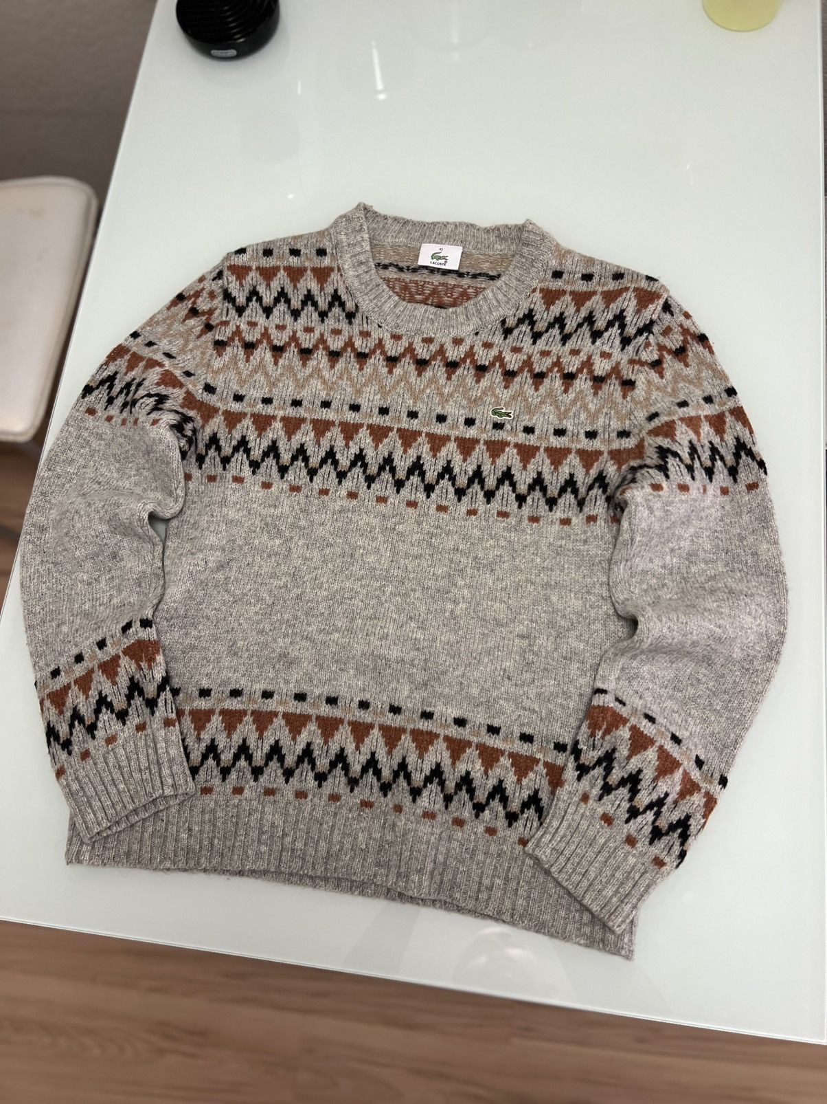 Lacoste Vintage Lacoste Knit Sweater Size S / US 4 / IT 40 - 4 Thumbnail