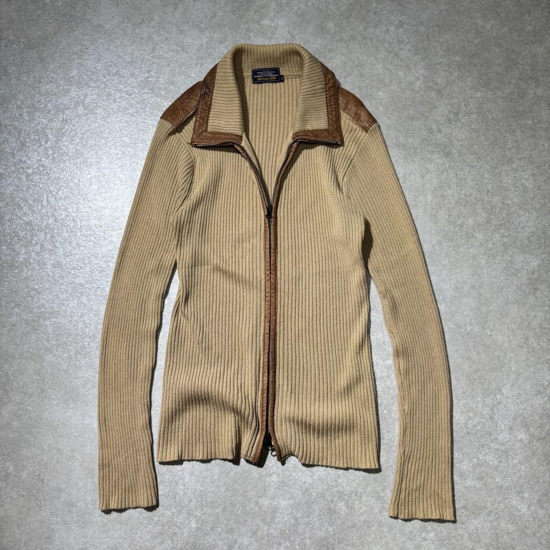 Other 00s Avirex Drivers Knit Dark Wear Y2K Size US M / EU 48-50 / 2 - 1 Thumbnail