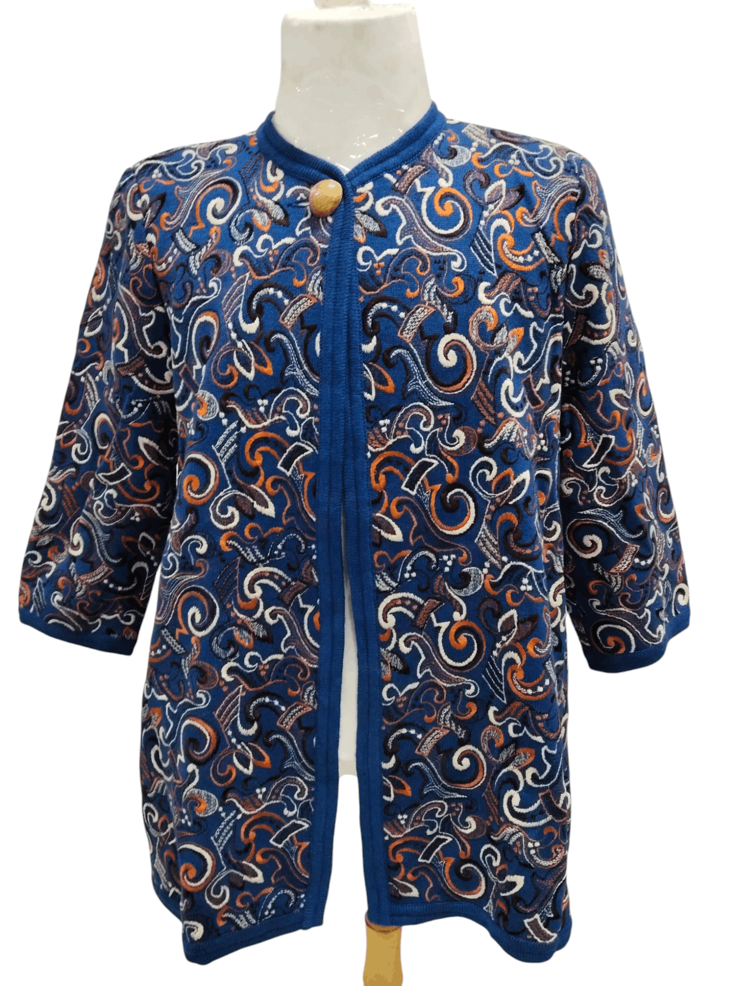 If Six Was Nine × Pusha T Vintage paisley design Coogi Knitwear Sweatshirt Size L / US 10 / IT 46 - 1 Thumbnail