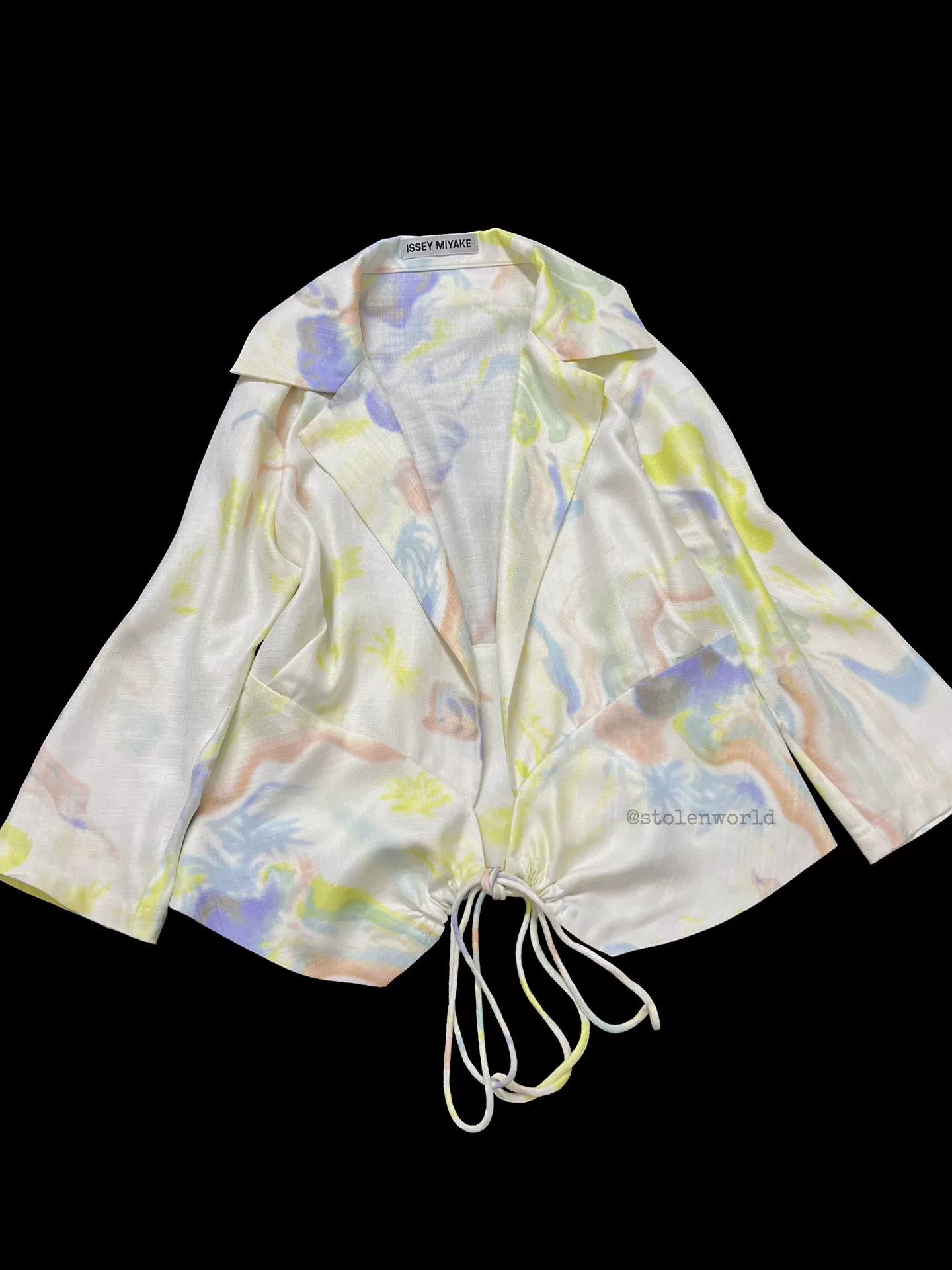 Issey Miyake Issey Miyake 2006 Drawstring Top Size S / US 4 / IT 40 - 1 Thumbnail