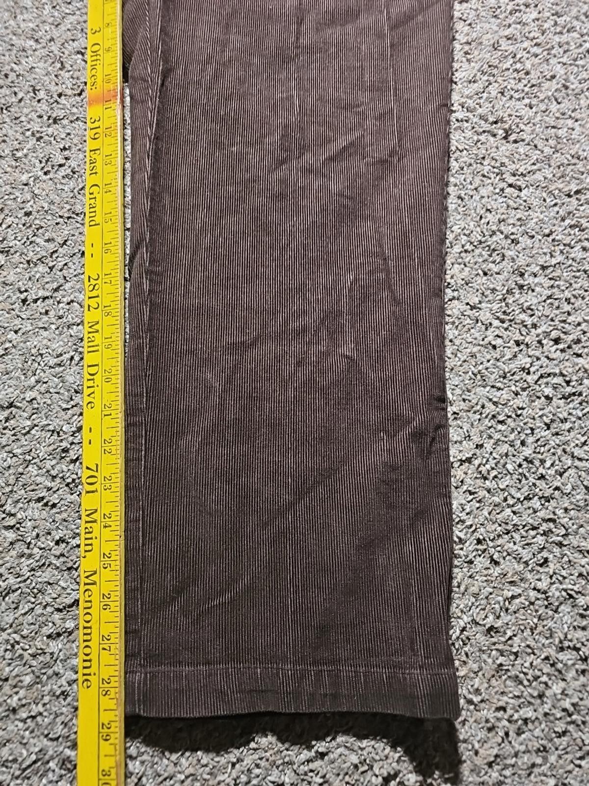 Haggar HAGGAR Q Quality For Life Brown Corduroy Pants 36x29 NWT NWD Size US 36 / EU 52 - 5 Thumbnail