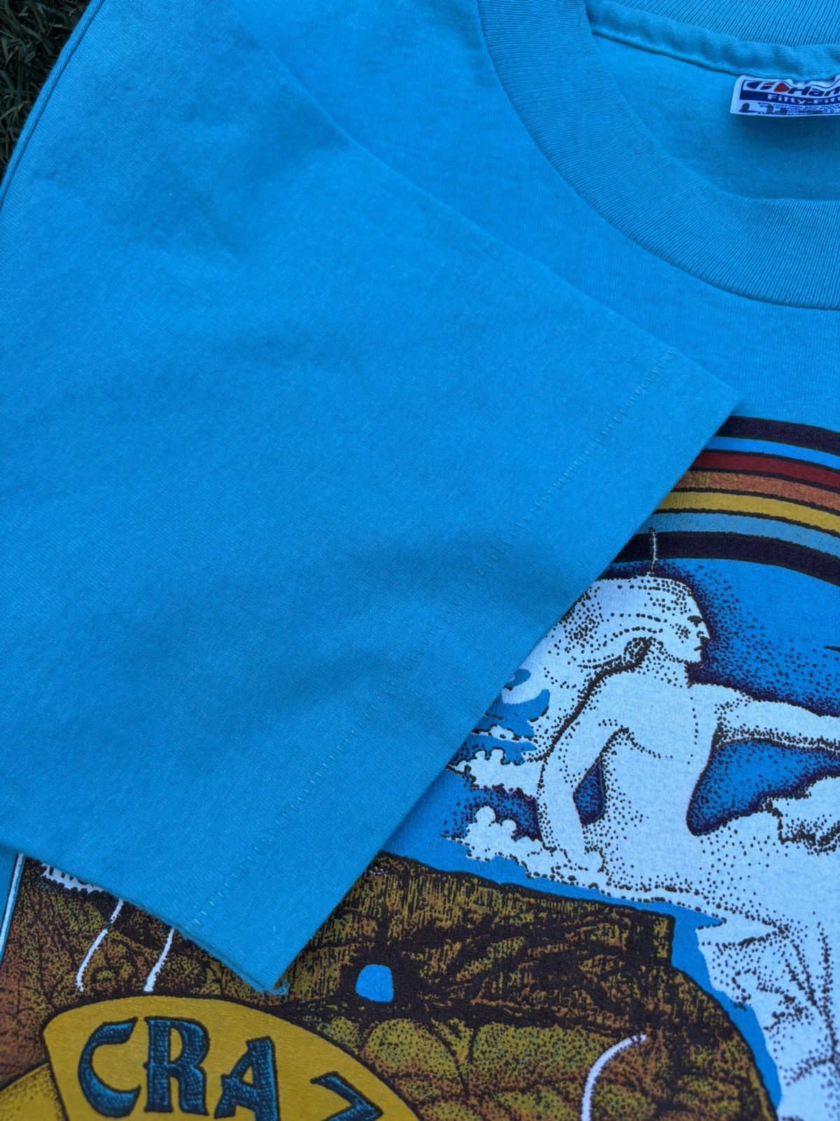 Hanes Vintage 80s Crazy Horse Mountain t shirt Size US M / EU 48-50 / 2 - 3 Thumbnail