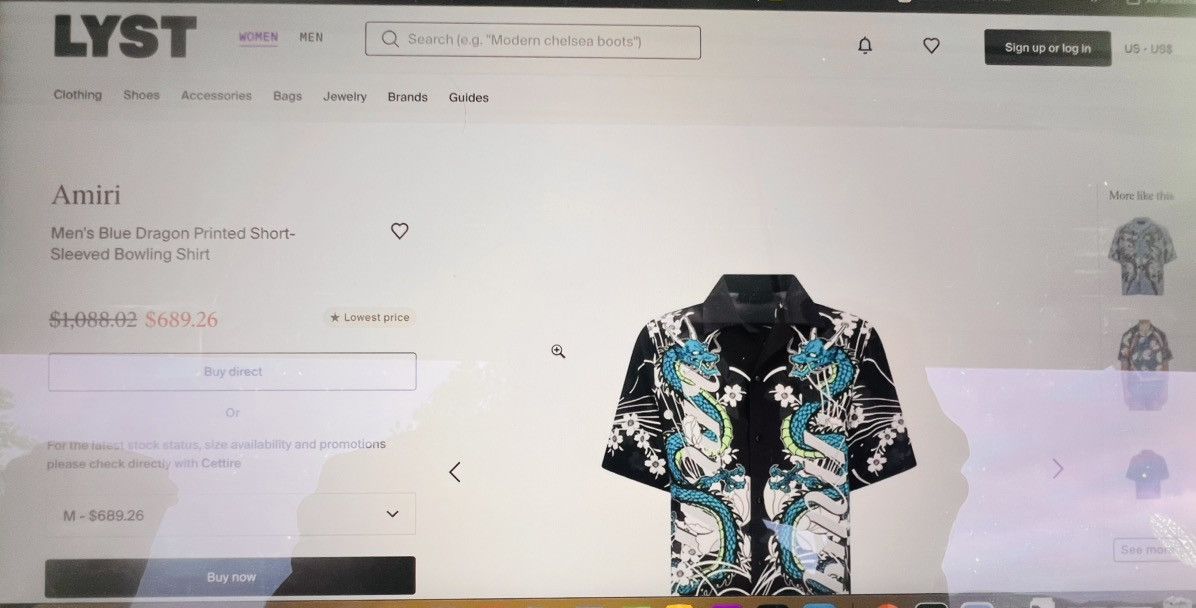 Amiri Amiri camp shirt Size US XL / EU 56 / 4 - 14 Thumbnail