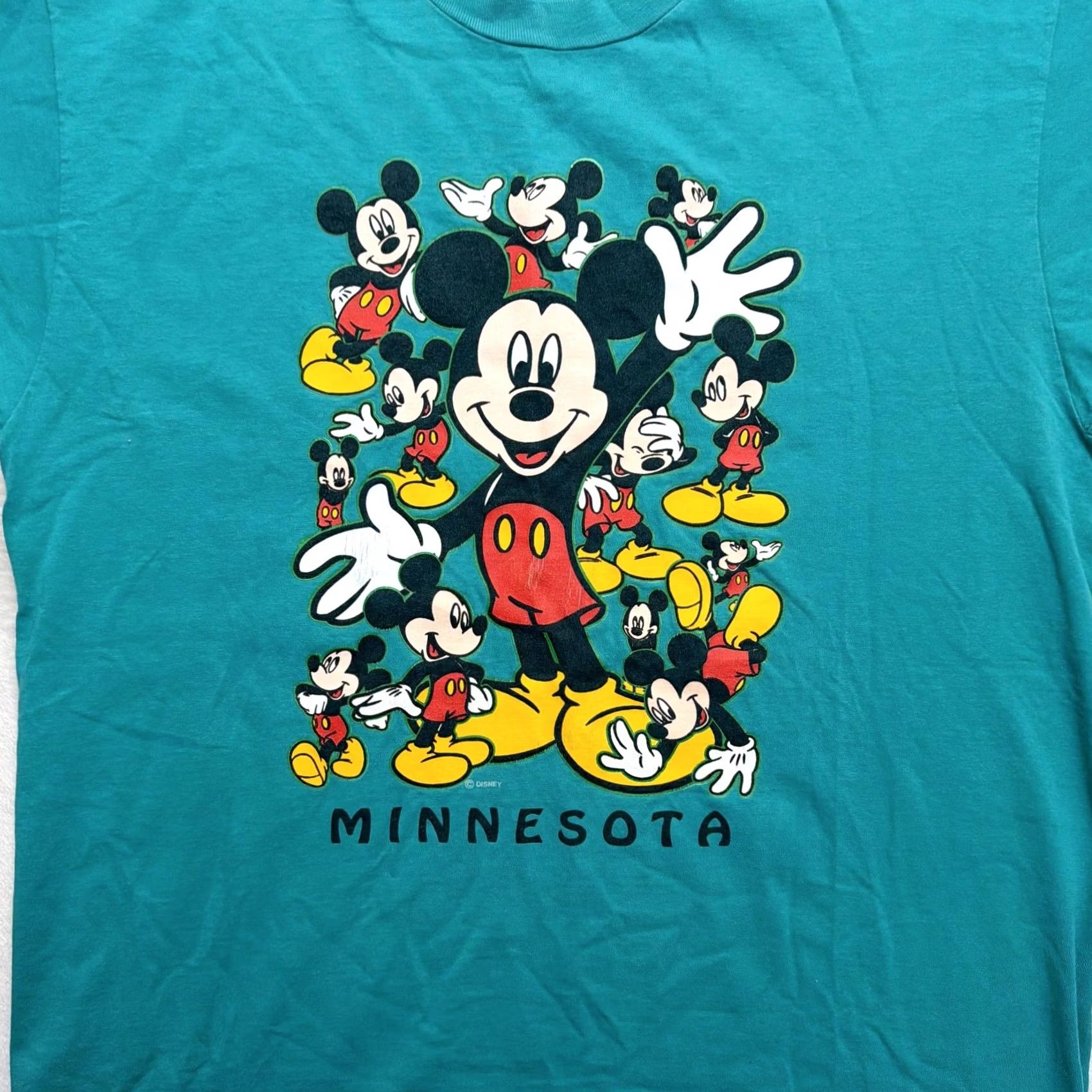 Velva Sheen VINTAGE Velva Sheen Mickey Mouse Minnesota Shirt Mens XL Green Disney Tee Size US XL / EU 56 / 4 - 3 Thumbnail