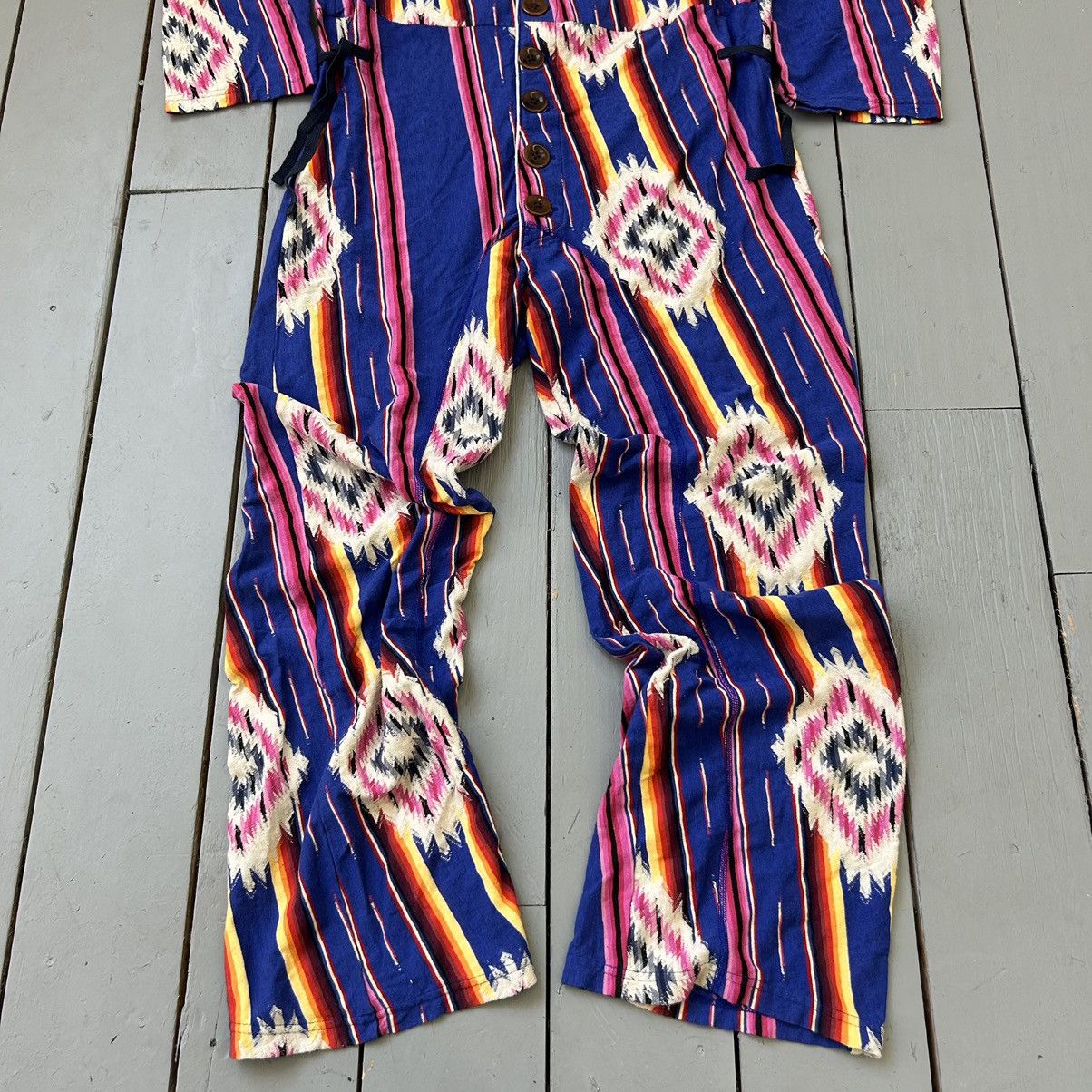 Kapital Striped Jacquard Pajama Jumpsuit Size US M / EU 48-50 / 2 - 2 Thumbnail