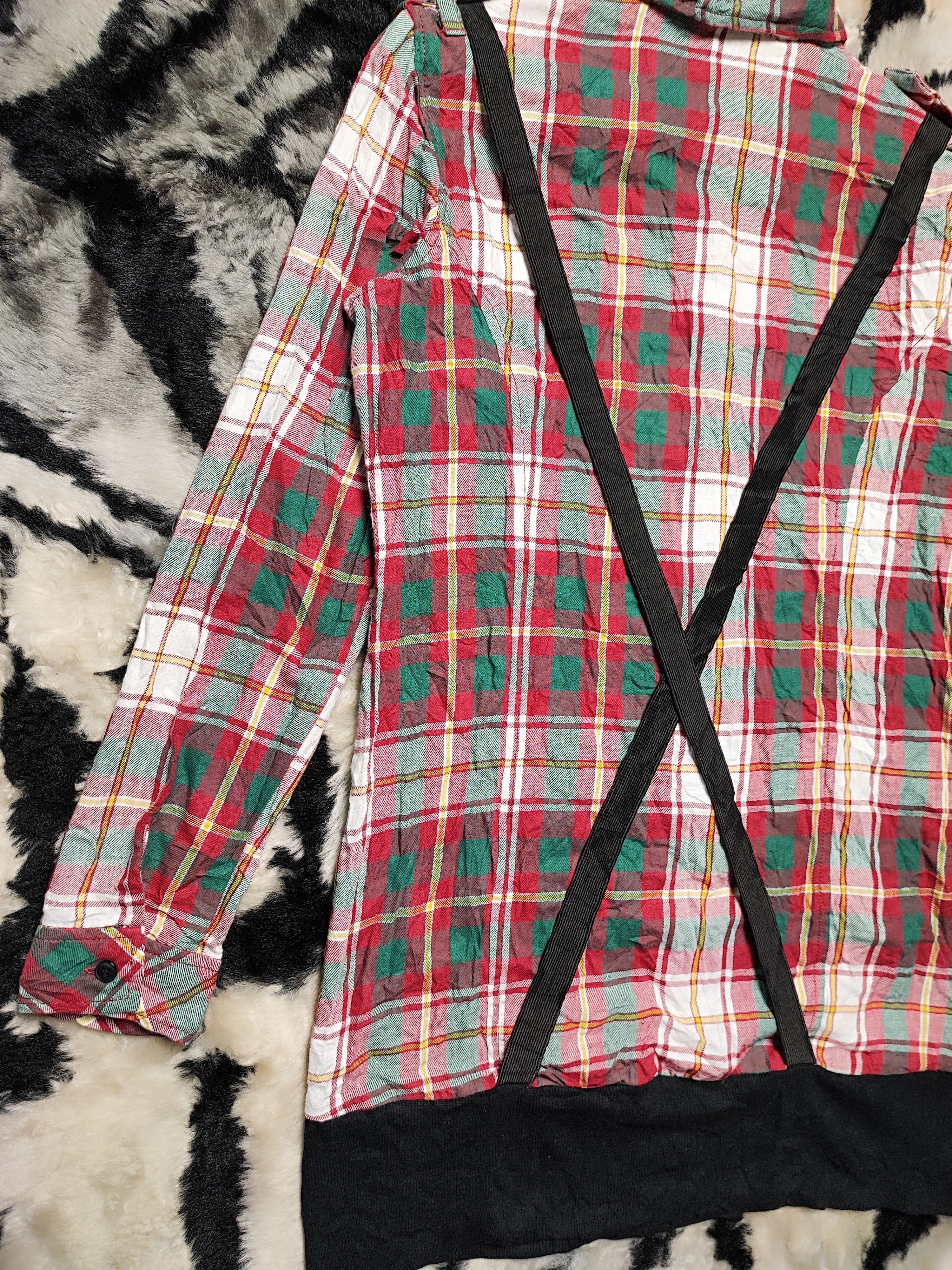 Flannel Flannel Checked Bondage Shirt Button Up Size S / US 4 / IT 40 - 17 Thumbnail