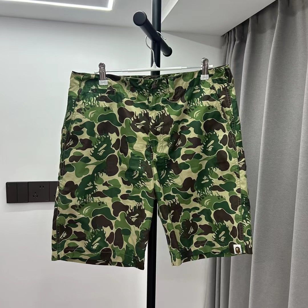 Bape FIRE CAMO SHORTS Size US 31 - 1 Thumbnail