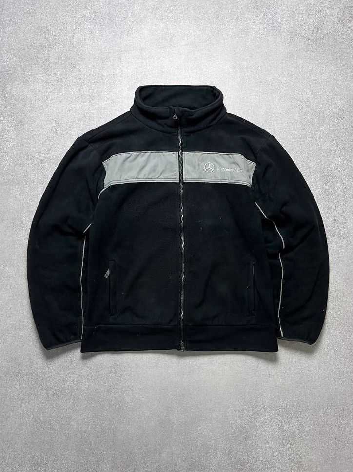 Mercedes-Benz × Vintage Vintage Mercedes Benz Fleece Sherpa Jacket Y2K L Size US L / EU 52-54 / 3 - 1 Thumbnail