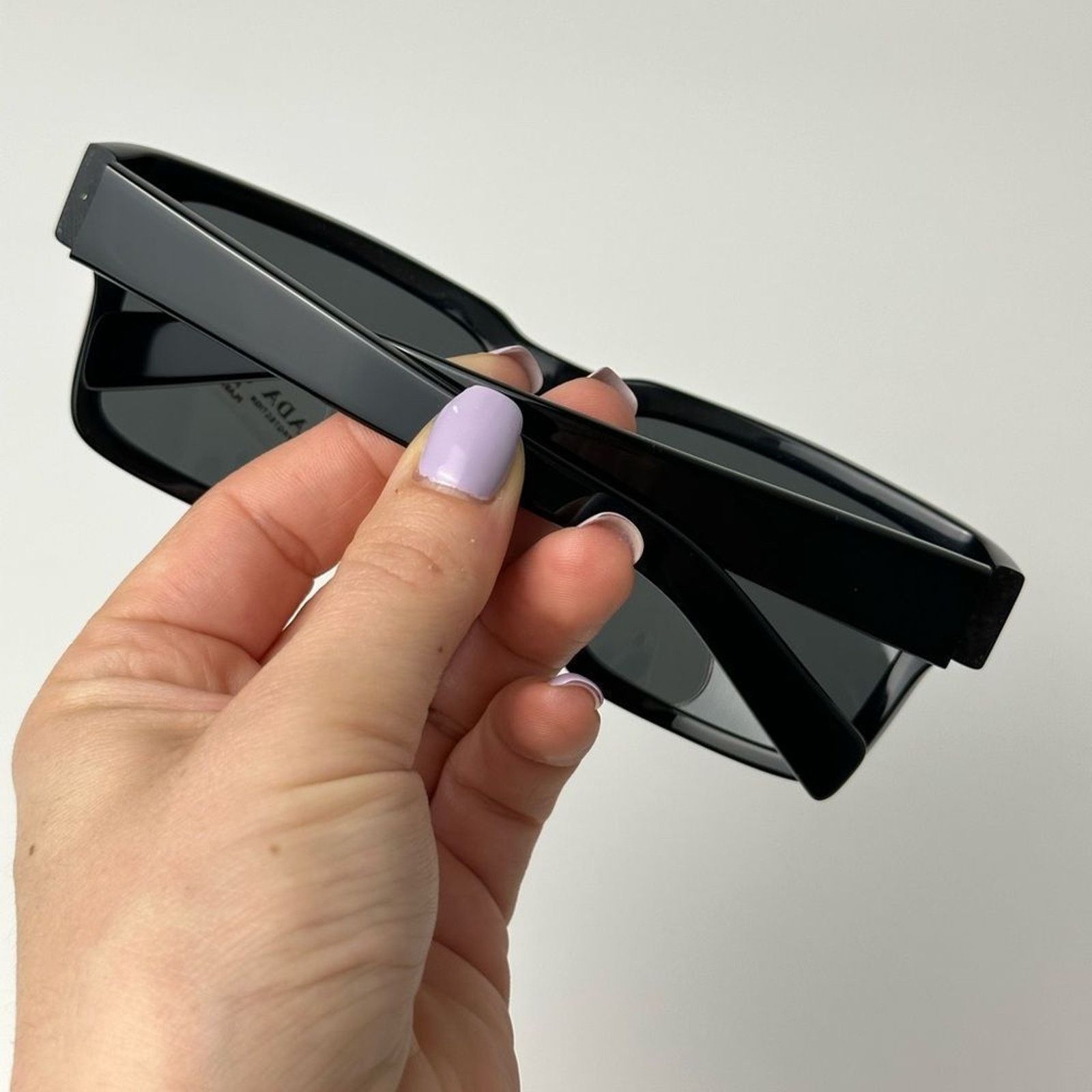 Prada NEW PRADA Sunglasses PR09YSF 1AB5S0 Black Dark Grey Unisex Size ONE SIZE - 8 Thumbnail