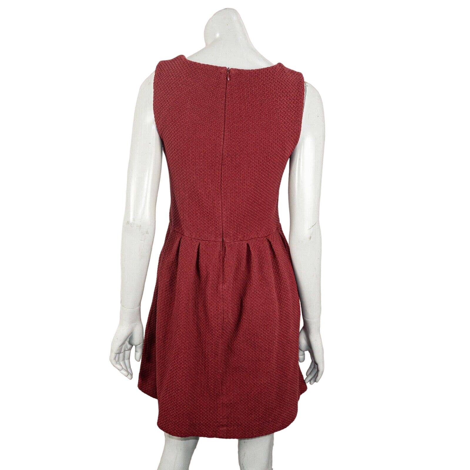 Ganni GANNI Women's Red Textured Dress Sleeveless Size L Size L / US 10 / IT 46 - 3 Thumbnail
