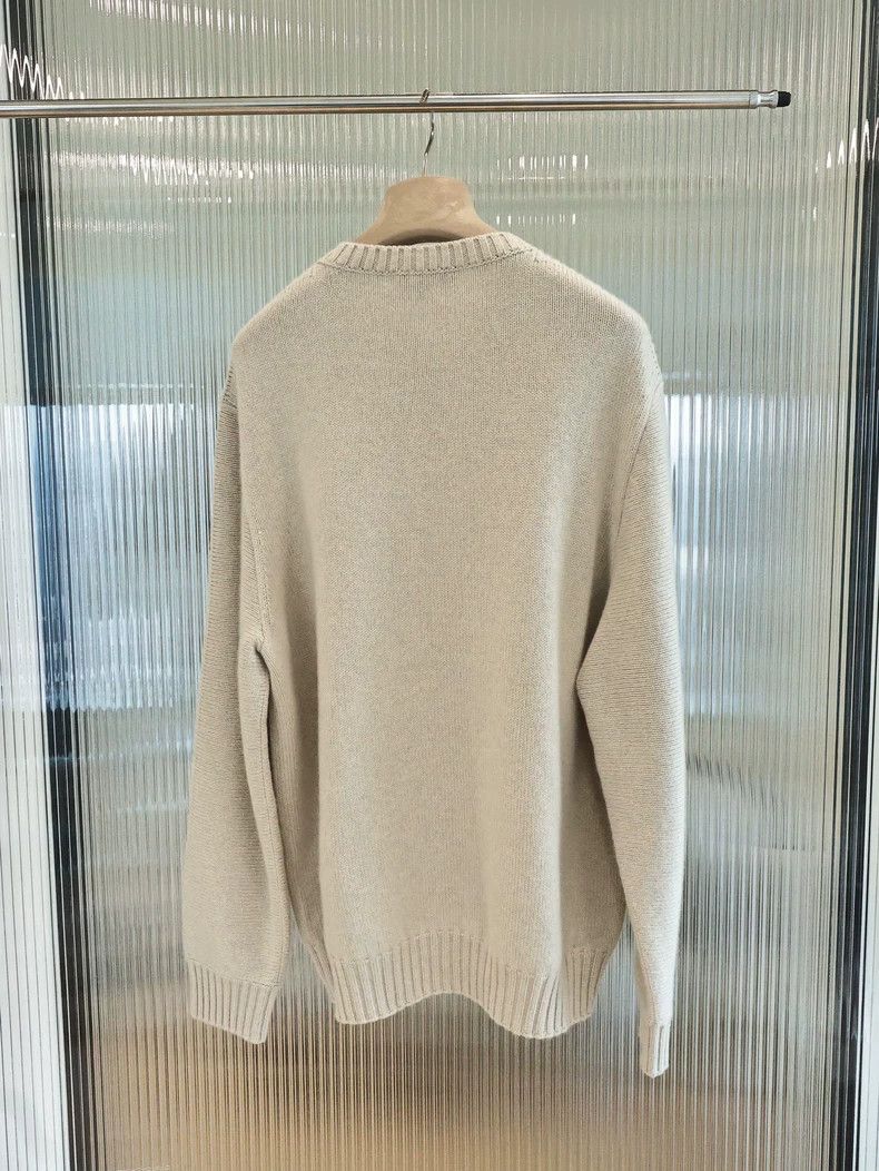 Loro Piana LORO PIANA Little goat cashmere soft gold knit sweater Size US L / EU 52-54 / 3 - 7 Thumbnail