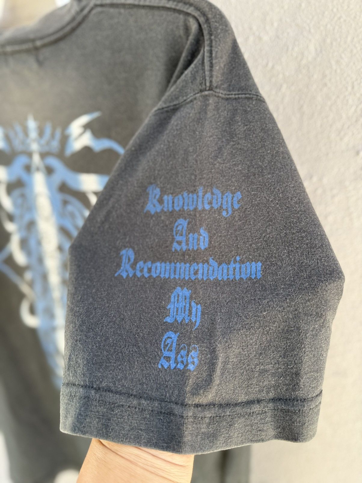 If Six Was Nine Thrashed Vintage 90s Karma Japan Streetwear Sun Faded Tee Size US M / EU 48-50 / 2 - 6 Thumbnail