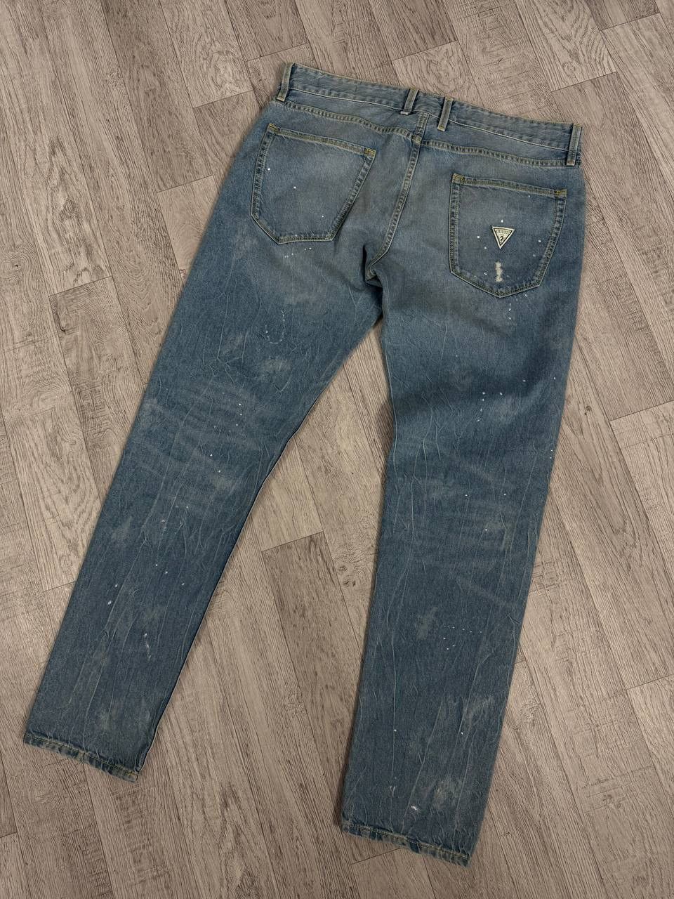 Guess Guess distressed denim selvedge jeans Size US 36 / EU 52 - 1 Thumbnail