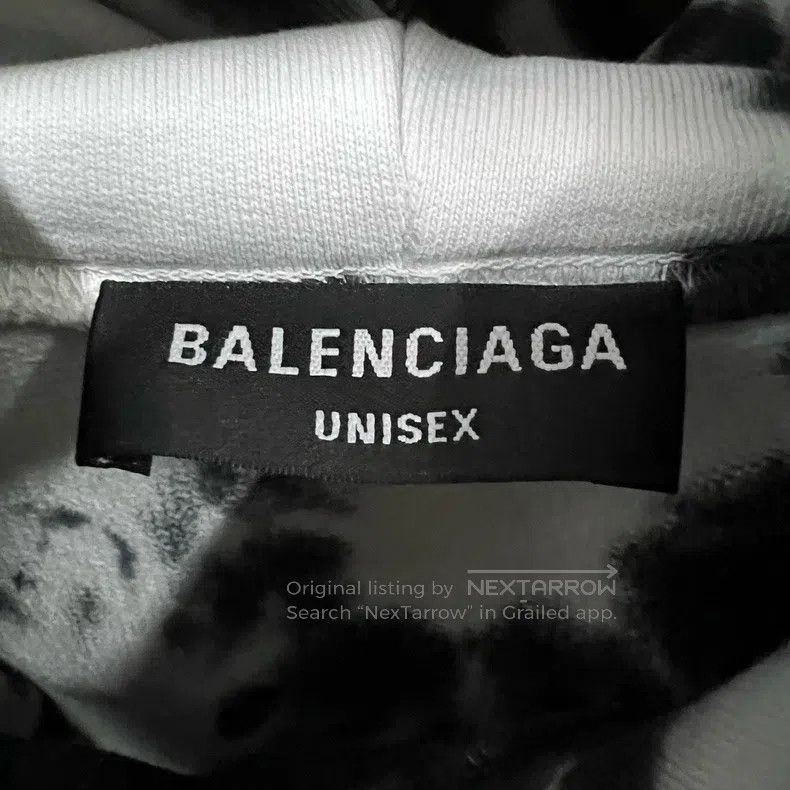 Balenciaga Balenciaga Heart Tie-Dye Logo Hoodie Size US XS / EU 42 / 0 - 3 Thumbnail