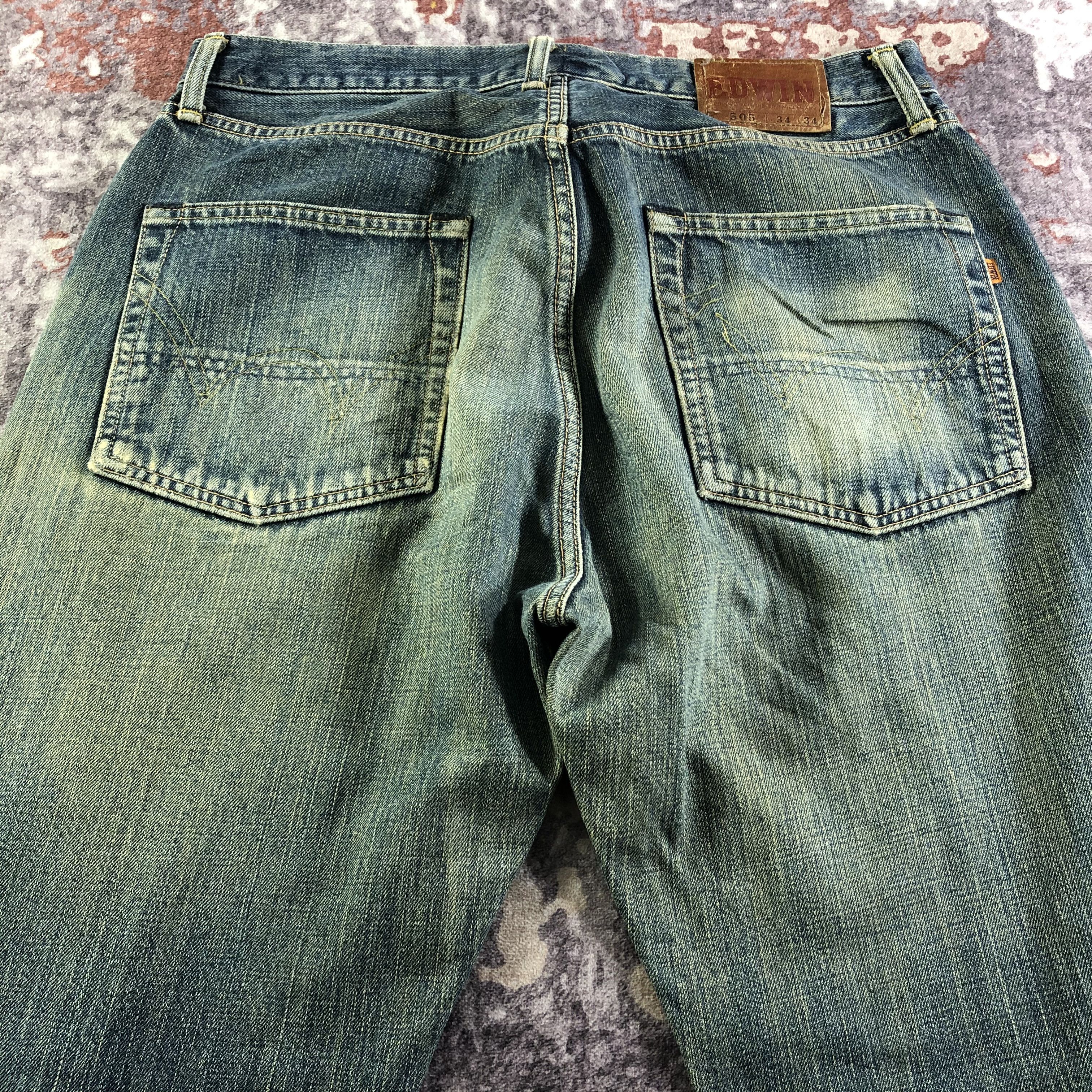 Edwin Vintage Edwin 505 Selvedge Jeans-JM3552 Size US 34 / EU 50 - 4 Thumbnail