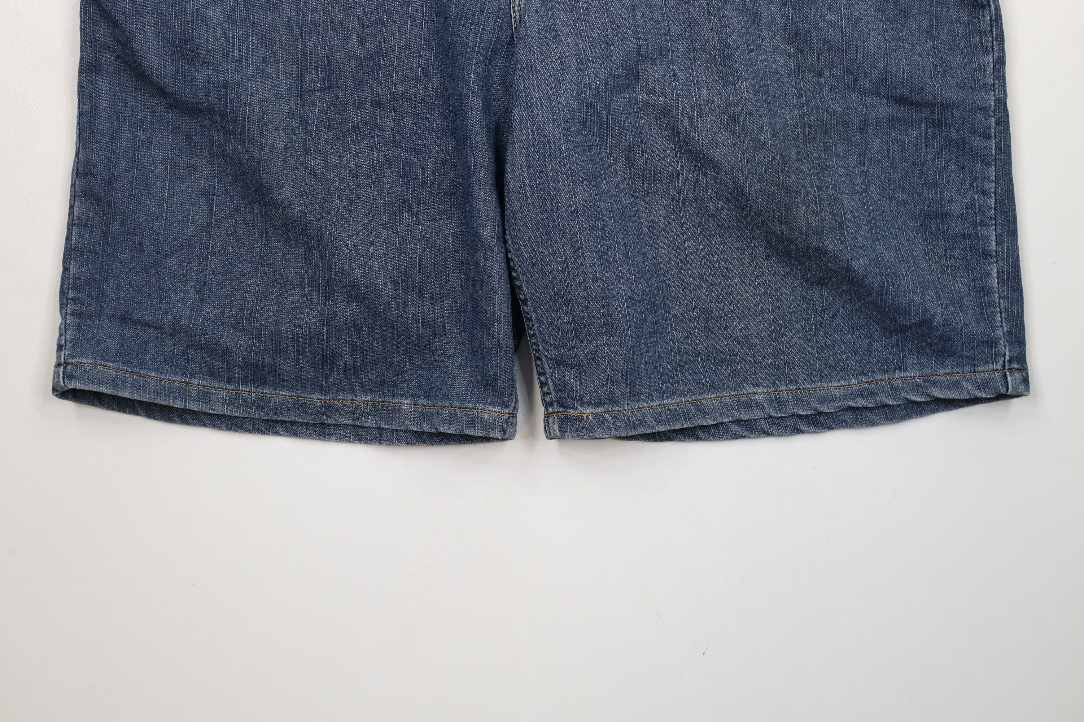 Tommy Hilfiger × Vintage Vintage Y2K 2001 Tommy Hilfiger Baggy Fit Denim Jean Shorts Size US 38 / EU 54 - 4 Thumbnail