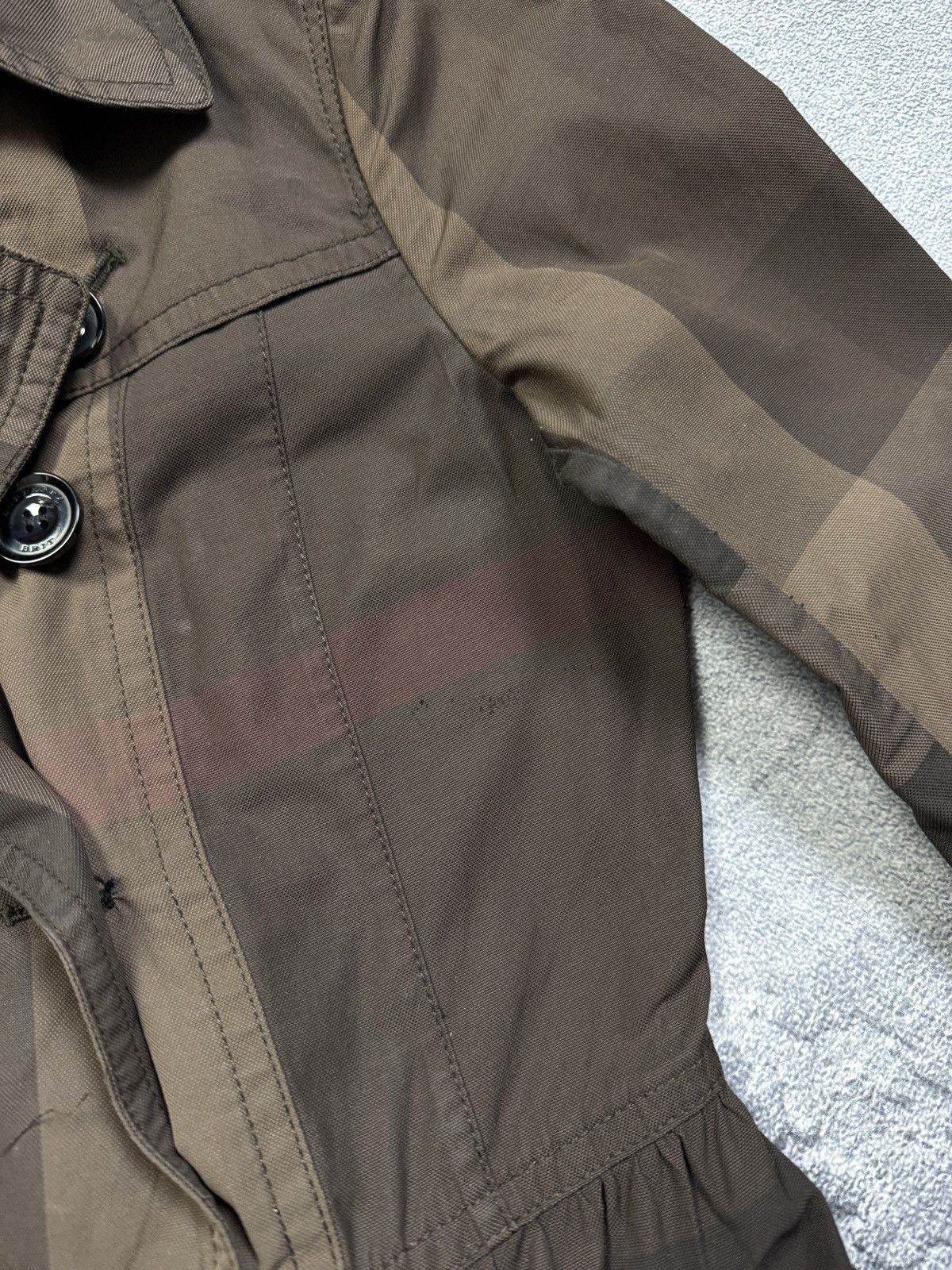 Burberry Burberry Brit Monogram Nova CheckWomans Trench Coat Size XS / US 0-2 / IT 36-38 - 10 Thumbnail