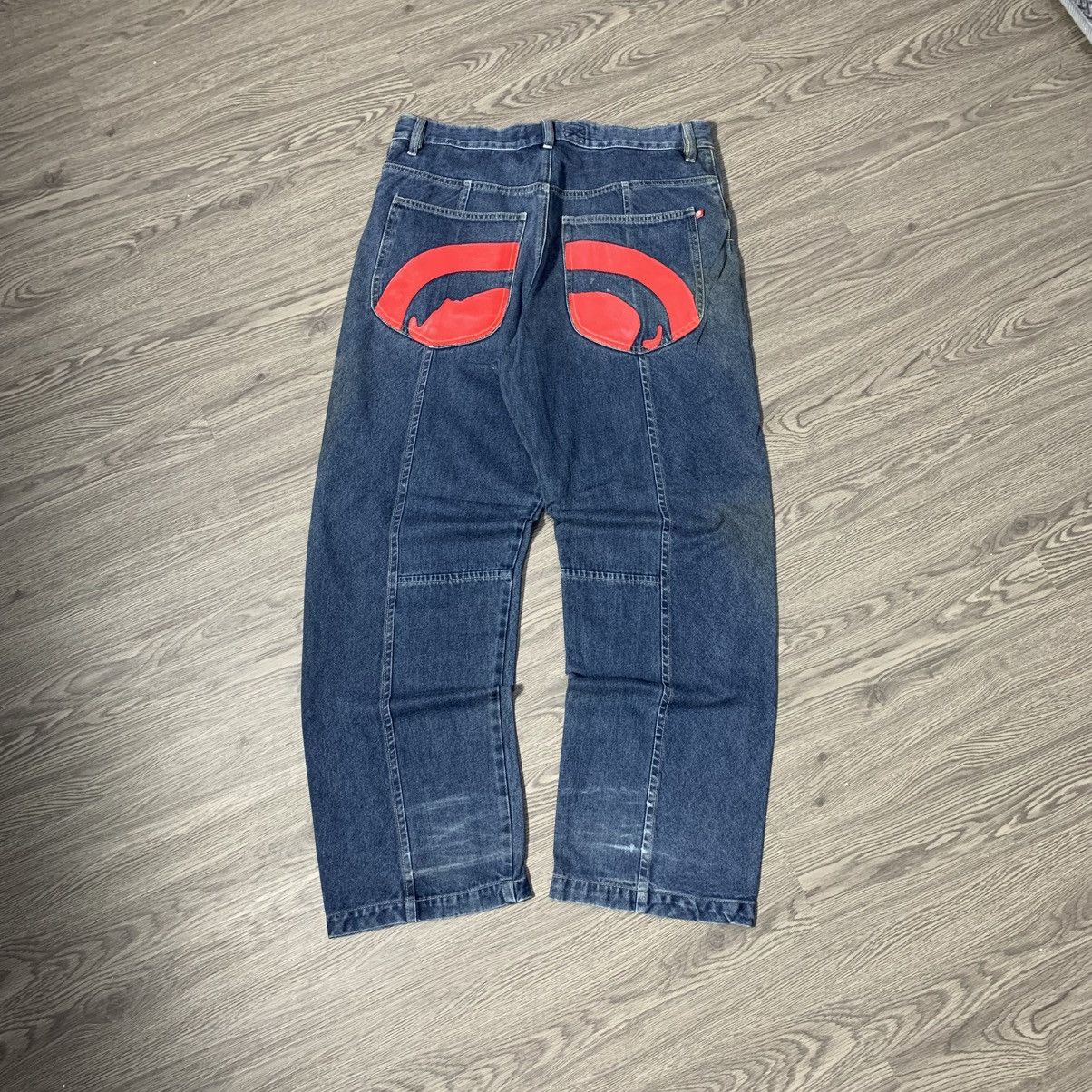 Ecko Unltd. ECKO UNLTD BAGGY JEANS BLUE POCKET LOGO Size US 34 / EU 50 - 1 Thumbnail