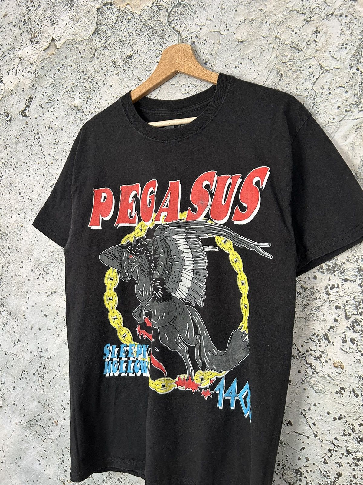 Vintage Vintage Pegasus Streetwear Opium Grunge Rock Punk Tee Size US M / EU 48-50 / 2 - 2 Thumbnail