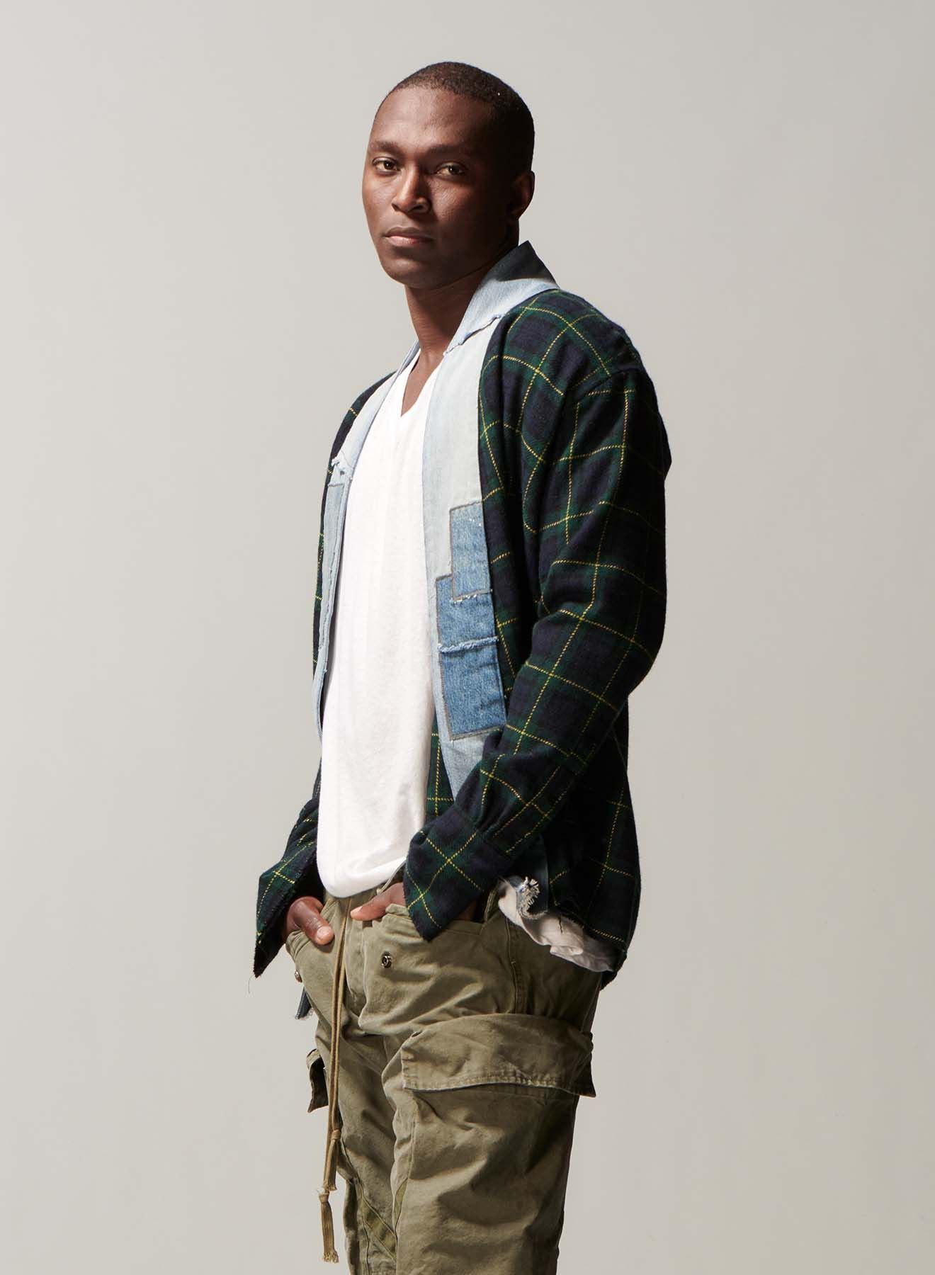 Greg Lauren $1000 Greg Lauren Yellow Stripe GL 1 Kimono Size US XS / EU 42 / 0 - 3 Thumbnail