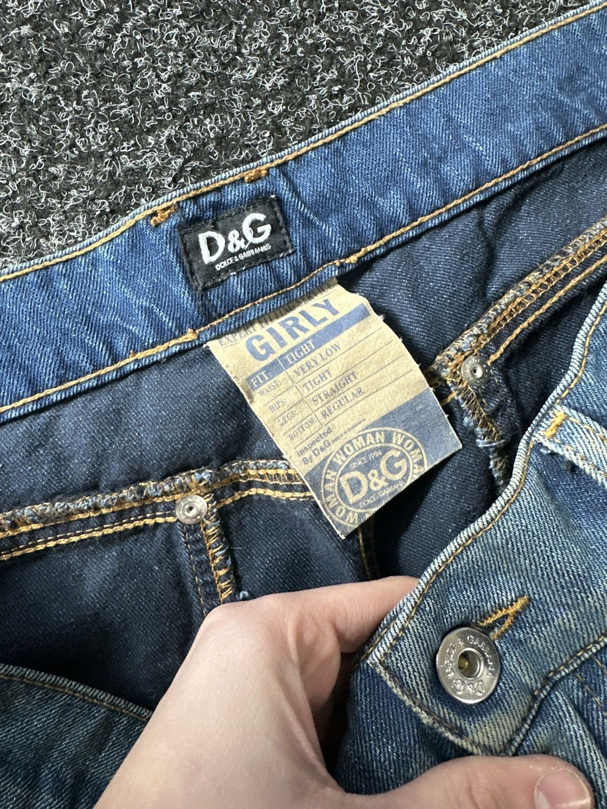 Dolce & Gabbana 🚨VINTAGE DOLCE&GABBANA SHORTS denim jeans GIRLY Size 30" / US 8 / IT 44 - 5 Thumbnail