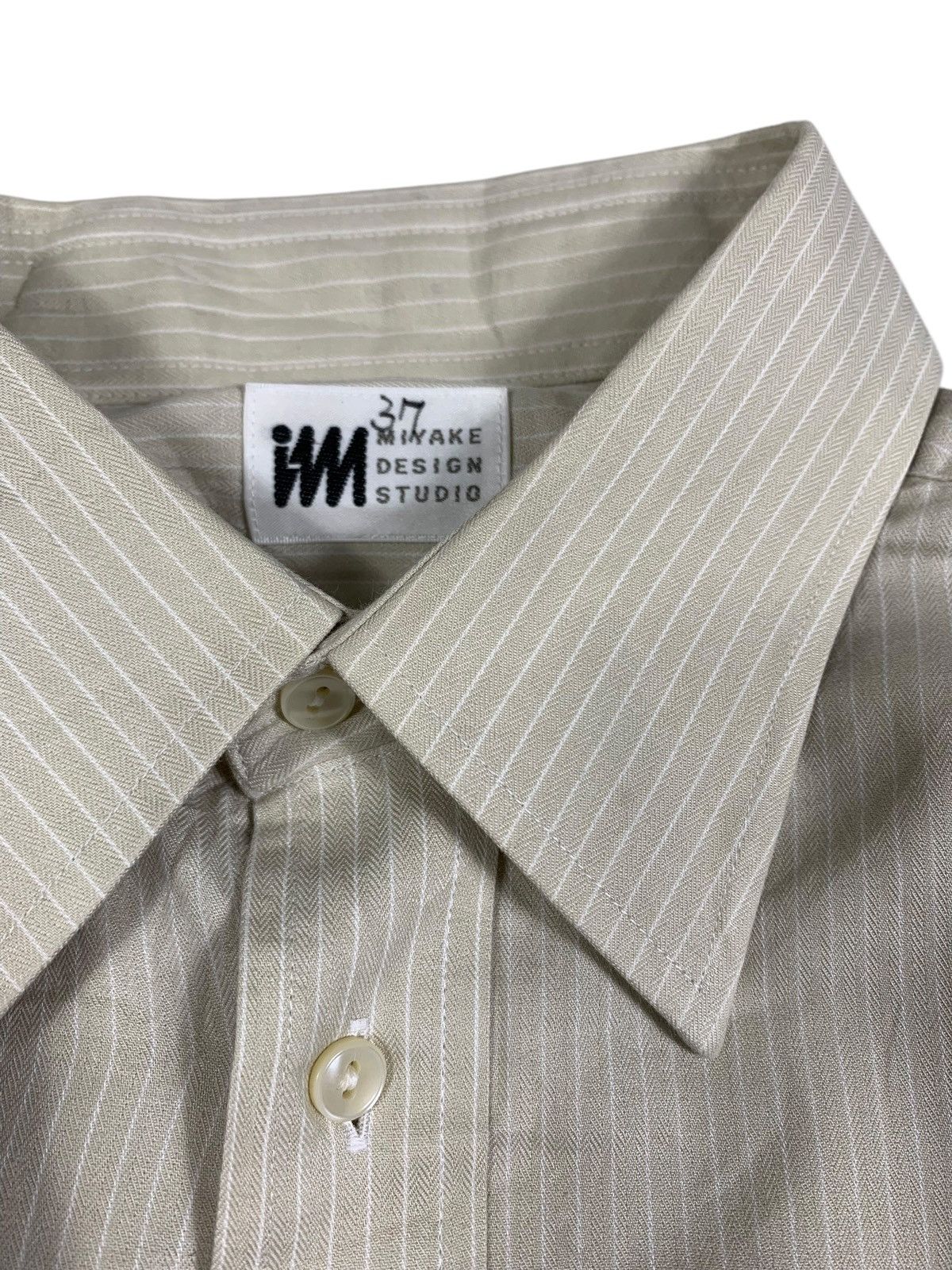 Issey Miyake Vintage issey miyake Design studio Stripe Shirt Size US L / EU 52-54 / 3 - 3 Thumbnail
